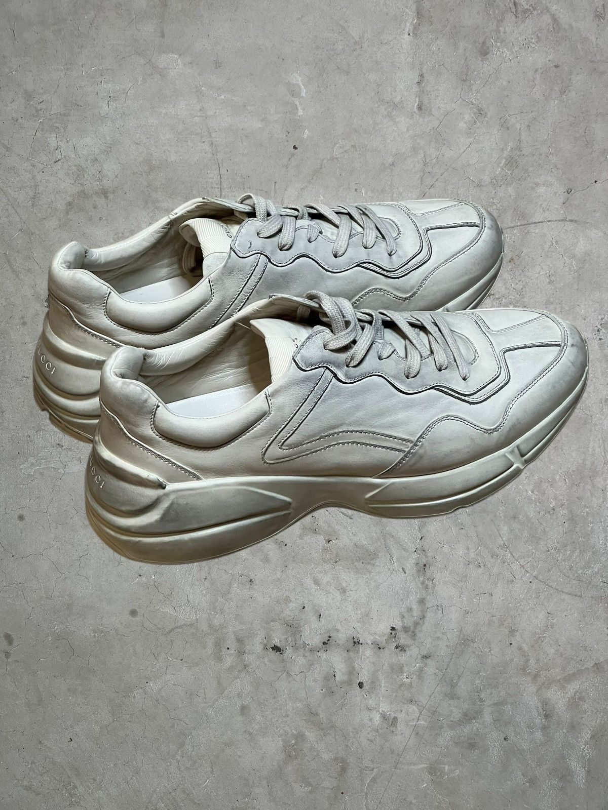 Gucci Gucci Rhyton Leather Sneakers Size US 12 / EU 45 - 1 Thumbnail