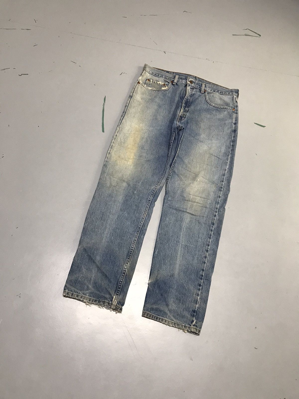 Levi's Vintage Levi’s 615 orange tab damaged denim Size US 36 / EU 52 - 3 Thumbnail