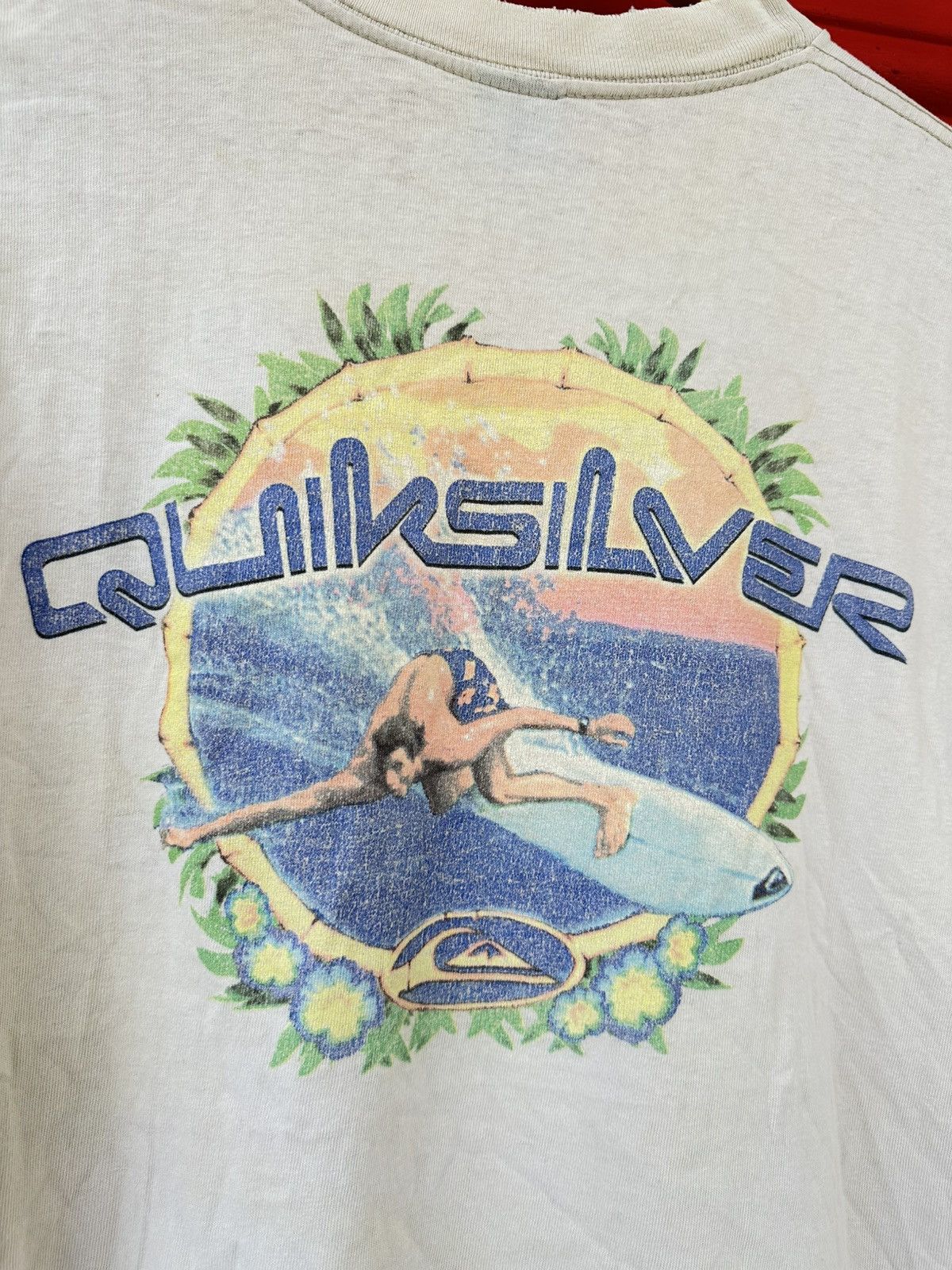 Quiksilver Vintage 90s Quiksilver Surf Boy Tee Size US S / EU 44-46 / 1 - 3 Thumbnail