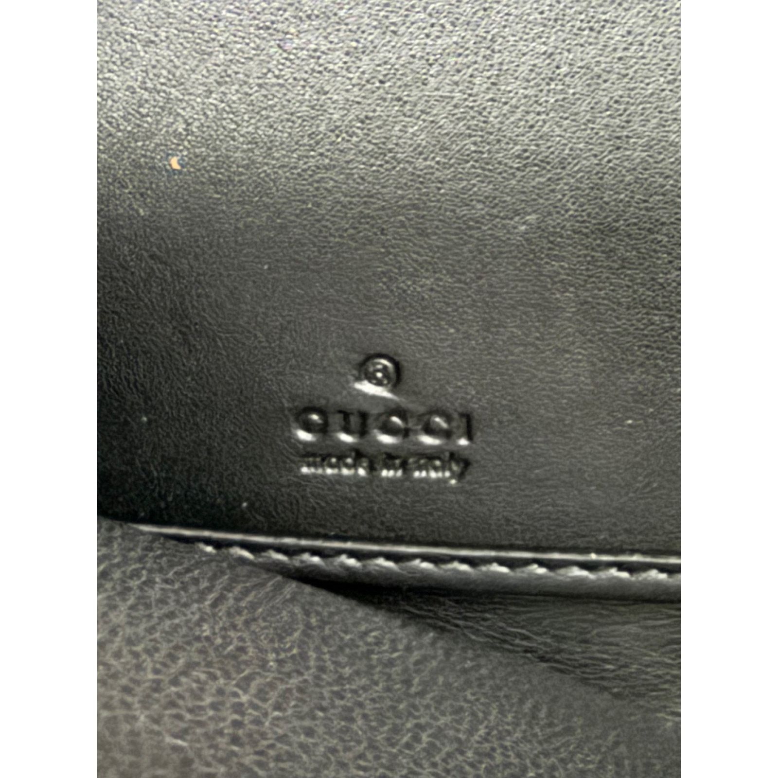Gucci GUCCI GG Monogram Zippy Wallet Canvas Leather Gold | COA Size ONE SIZE - 9 Thumbnail