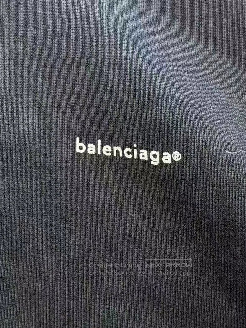Balenciaga Balenciaga Black Small Logo Hoodie Size US M / EU 48-50 / 2 - 3 Thumbnail