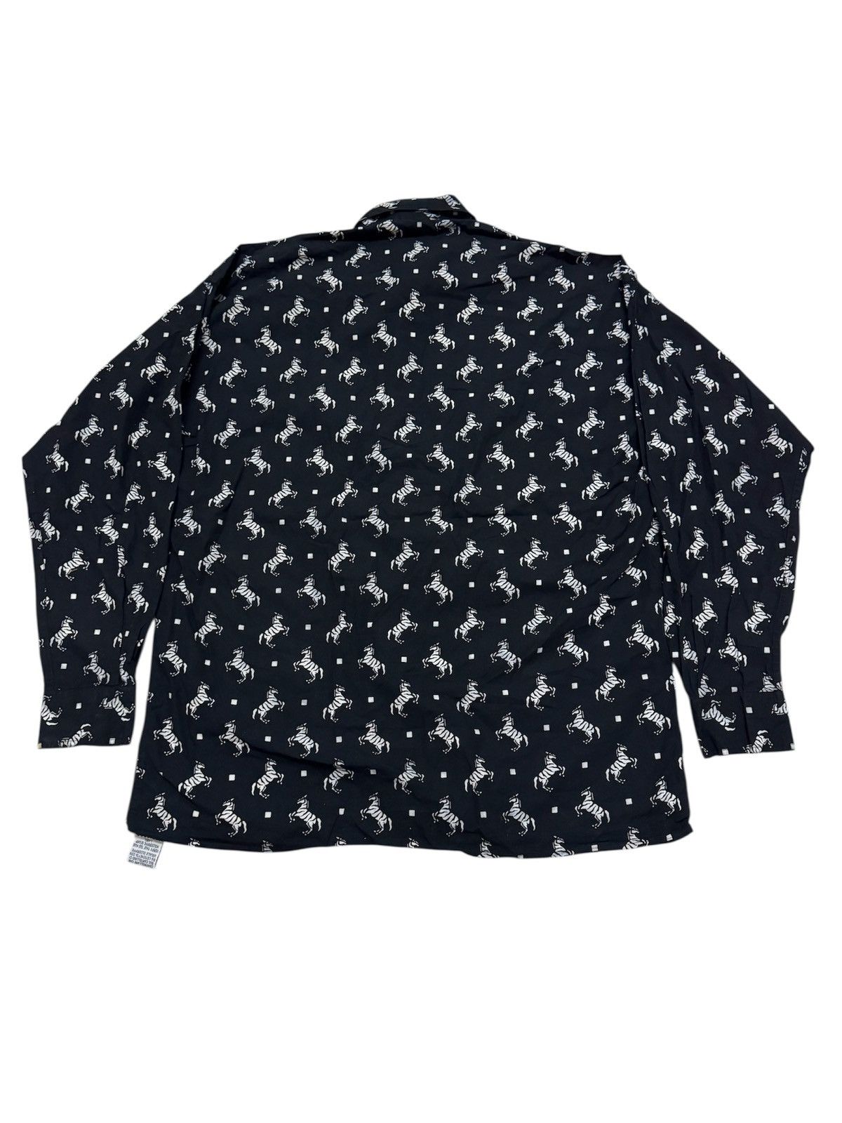 Versace vintage Versace Jeans Couture zebra monogram button-up shirt Size US M / EU 48-50 / 2 - 4 Thumbnail