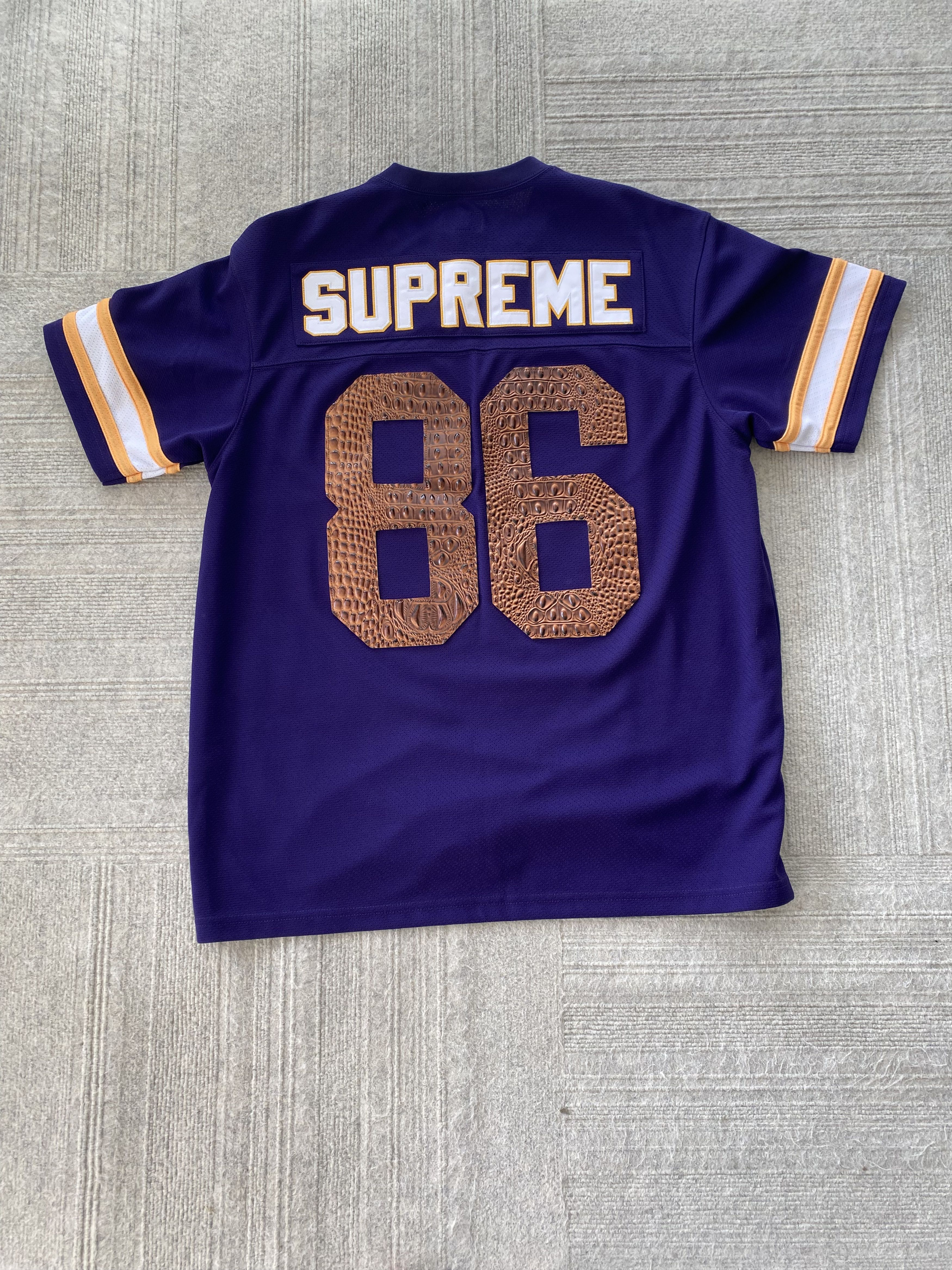 Supreme Supreme 2022 Faux Cro Football Jersey T-Shirt Size US L / EU 52-54 / 3 - 7 Thumbnail
