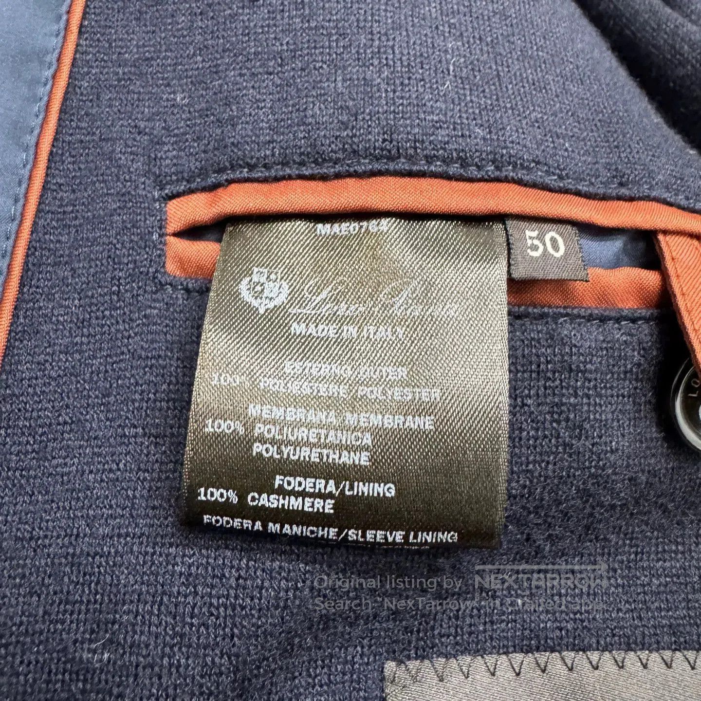 Loro Piana Blue Hooded Light Jacket with Multiple Pockets. Size US M / EU 48-50 / 2 - 4 Thumbnail
