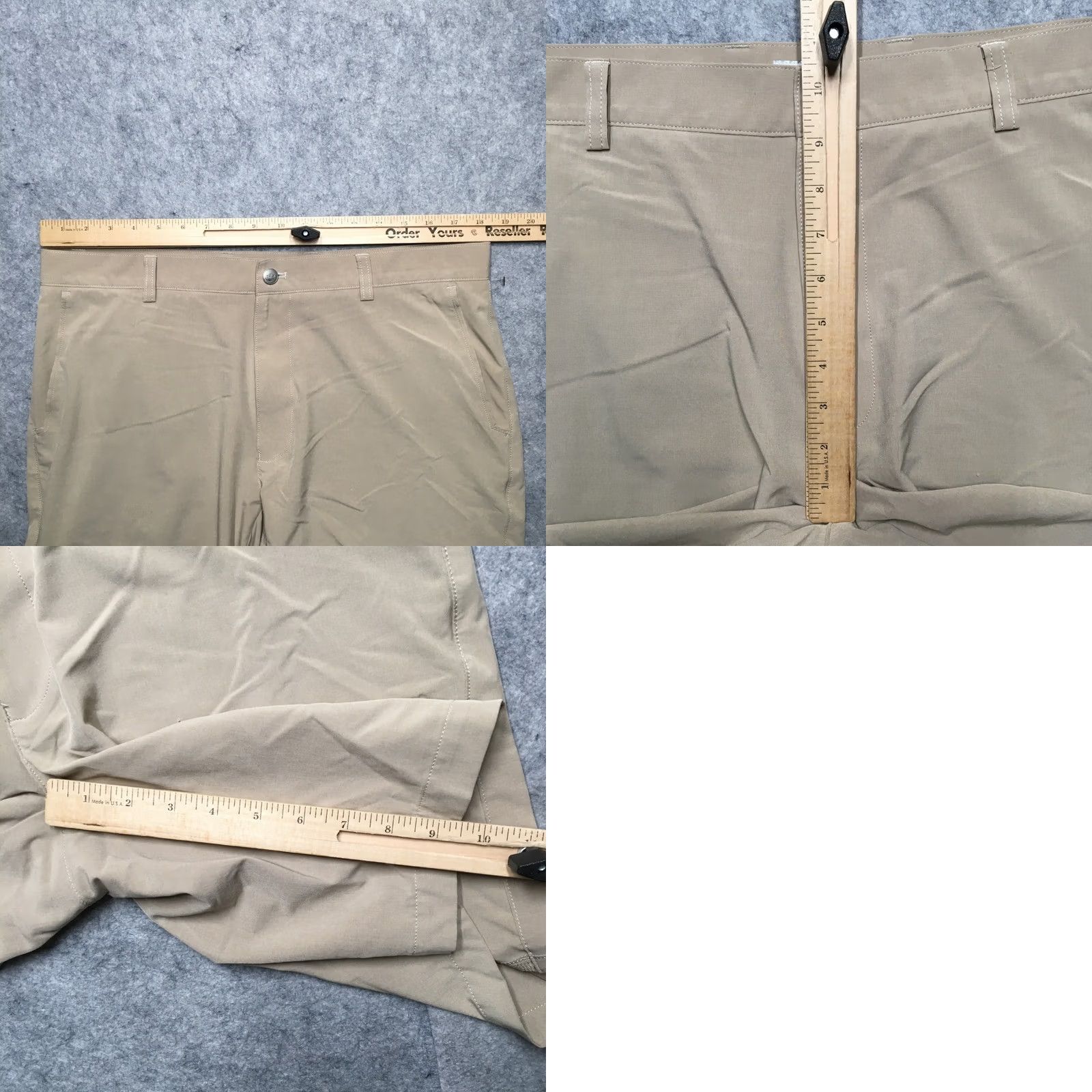 Peter Millar Peter Millar Shackleford Performance Hybrid Shorts Mens 36 Khaki Ultralight Golf Size US 36 / EU 52 - 9 Thumbnail