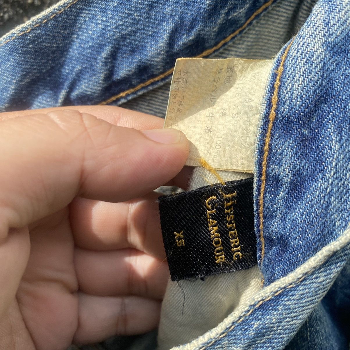 Hysteric Glamour Hysteric Glamour Selvedge Jeans XS Size Blue Colour Size US 28 / EU 44 - 6 Thumbnail