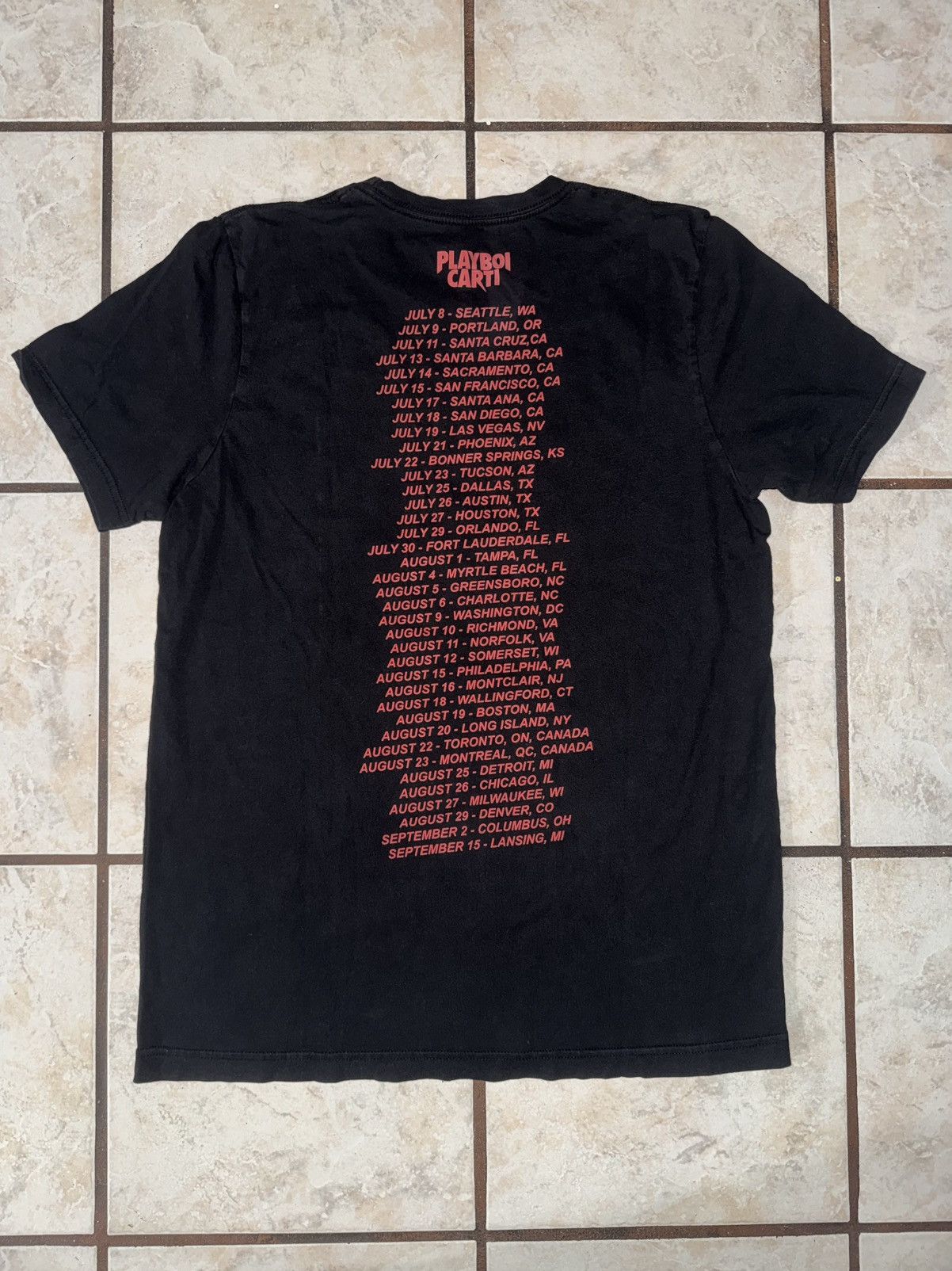 Playboi Carti Playboi carti 2017 tour die lit era t shirt Size US L / EU 52-54 / 3 - 4 Thumbnail