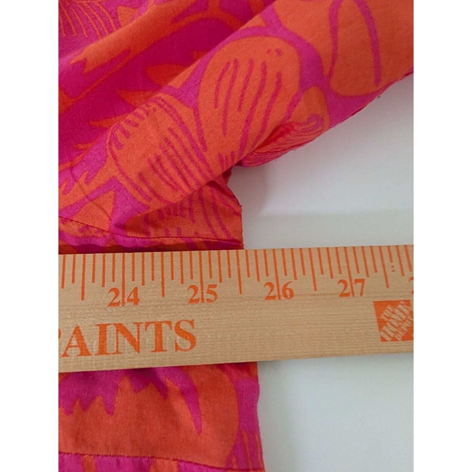 Talbots Talbots Floral Shirt Womens Size 2X Pink Orange Tropical Size XXL / US 16-18 / IT 52-54 - 7 Thumbnail