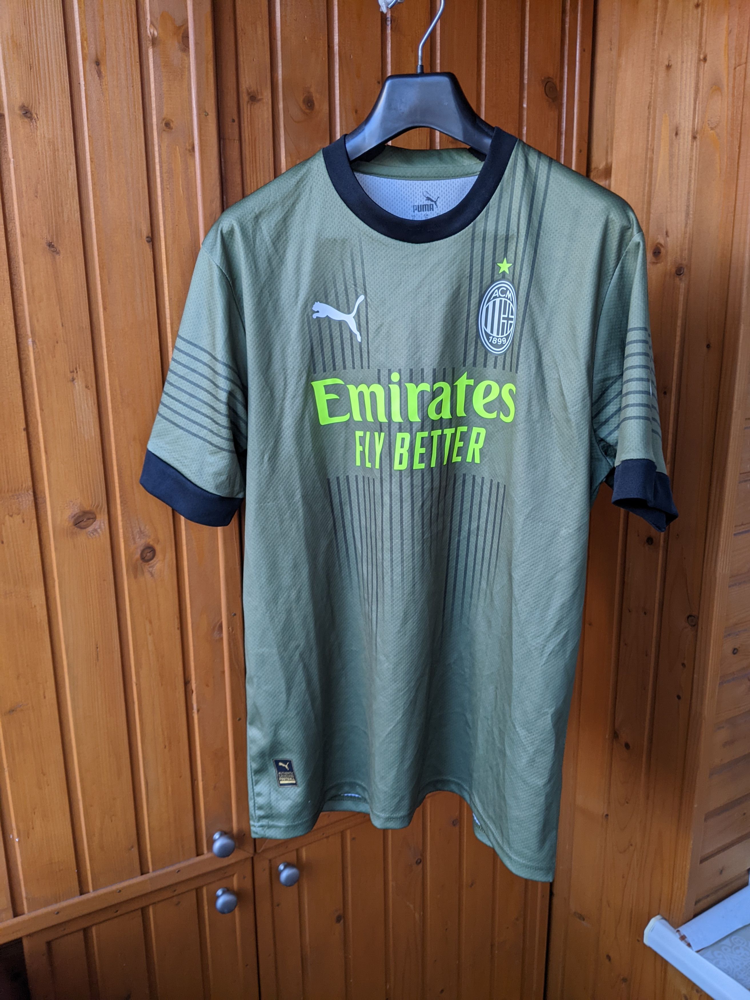 Puma Puma ACM Milan Fly Emirates Soccer Jersey 2022/2023 football Size US XL / EU 56 / 4 - 2 Thumbnail