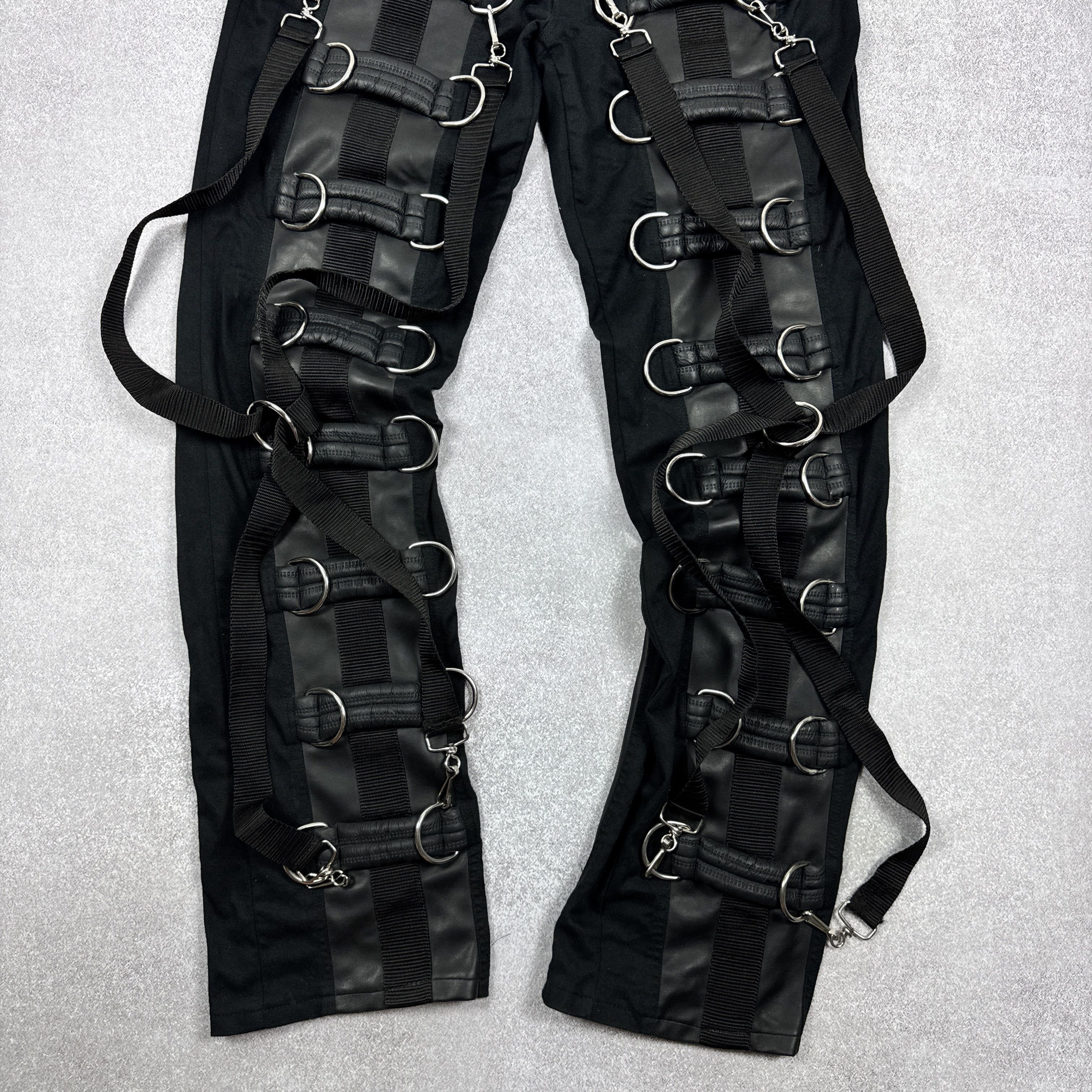 Japanese Brand Aderlass Parachute Bondage Black Pants Cyber Punk Size 34 Size US 34 / EU 50 - 5 Thumbnail
