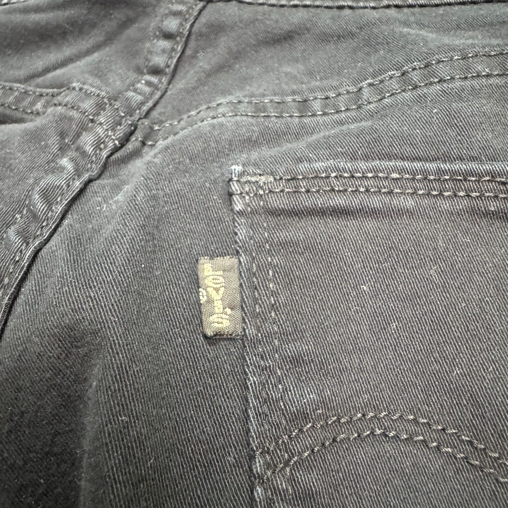 Levi's Levi's Pull On Skinny Denim Jeans Jeggings Women 8 Black 5-Pocket Stretch Casual Size 30" / US 8 / IT 44 - 4 Thumbnail