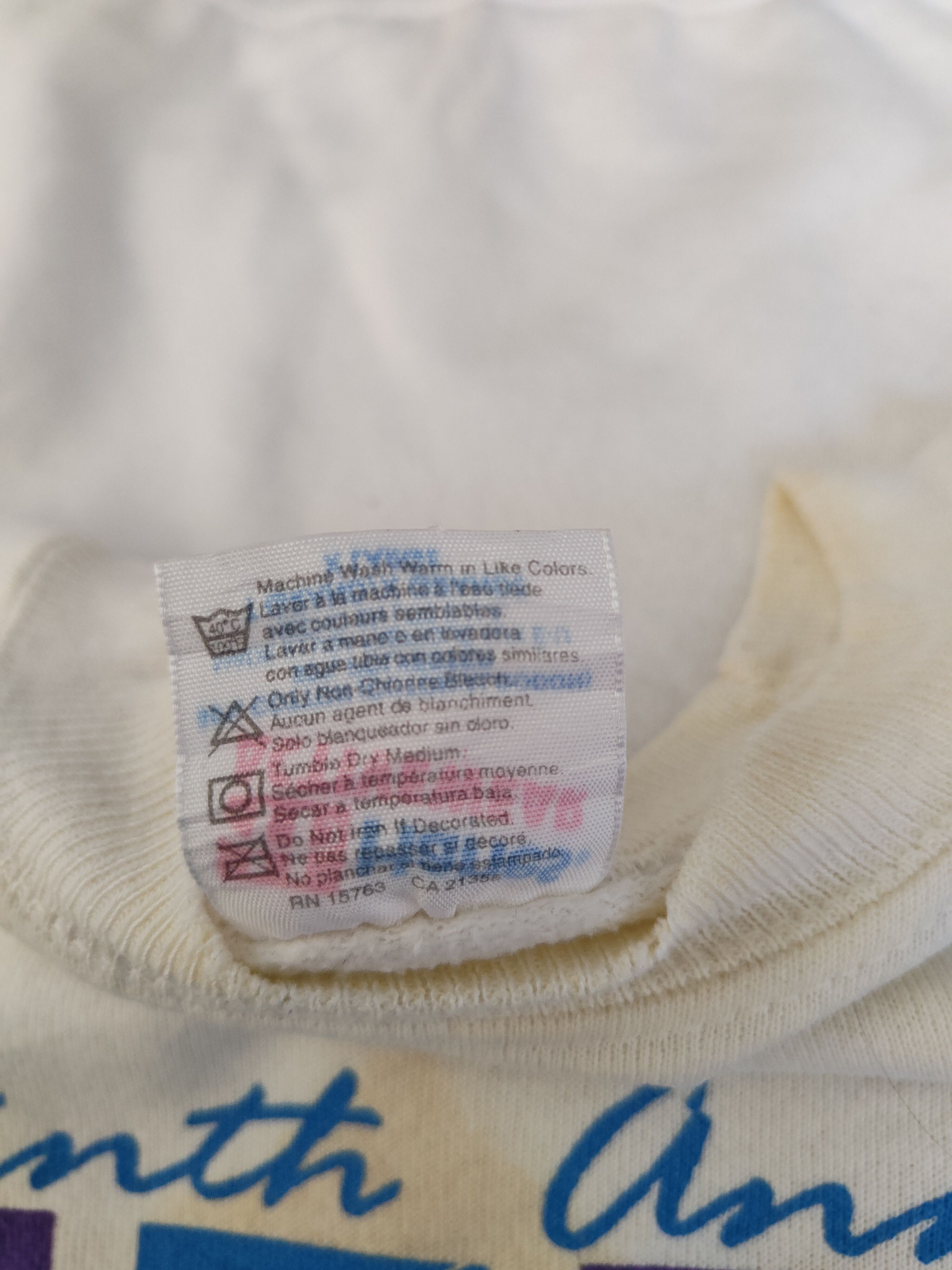 Vintage Hanes vintage White Sweatshirts #S2464 Size US XL / EU 56 / 4 - 11 Thumbnail