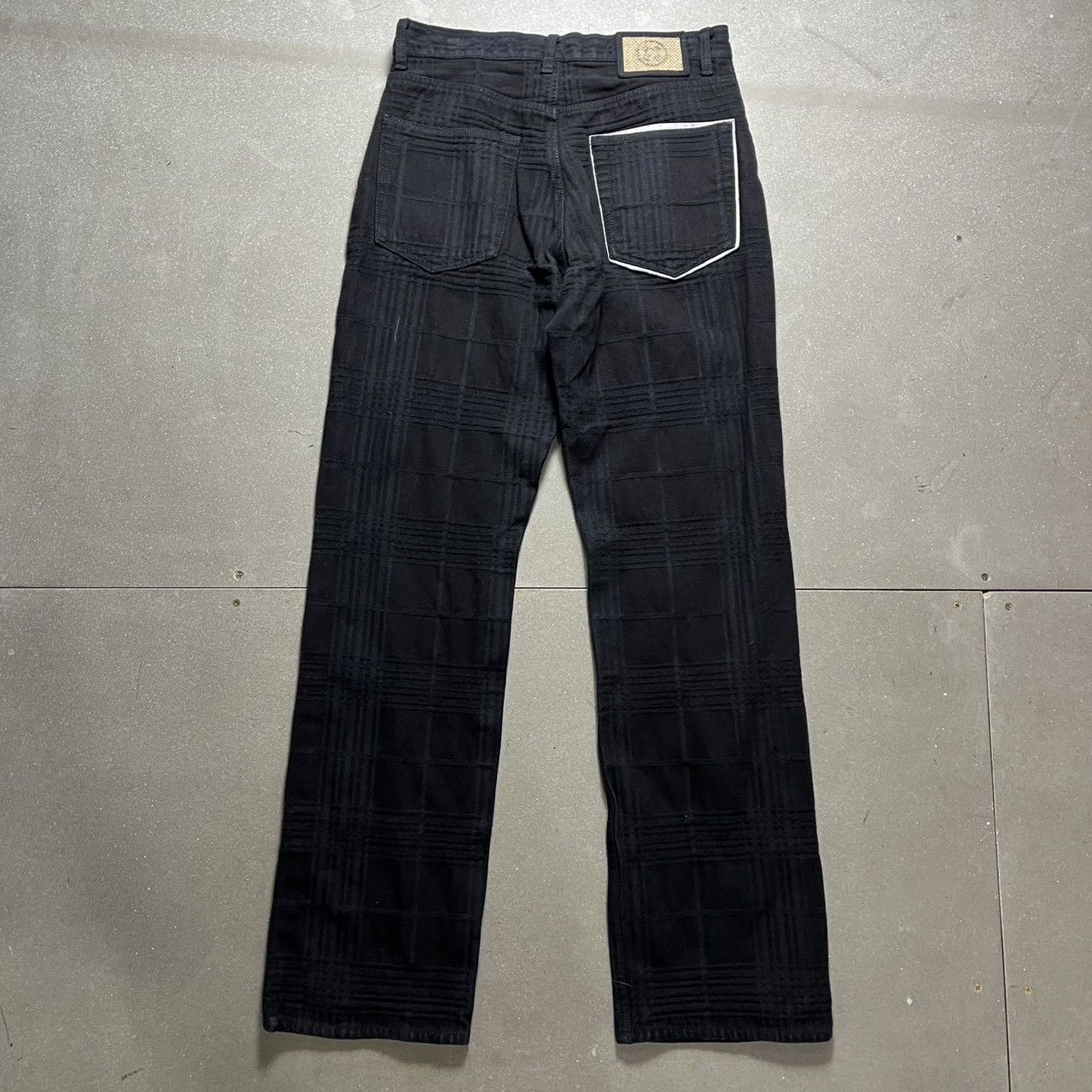 Japanese Brand × PPFM PPFM Patchwork Pocket Black Denim Size US 32 / EU 48 - 7 Thumbnail