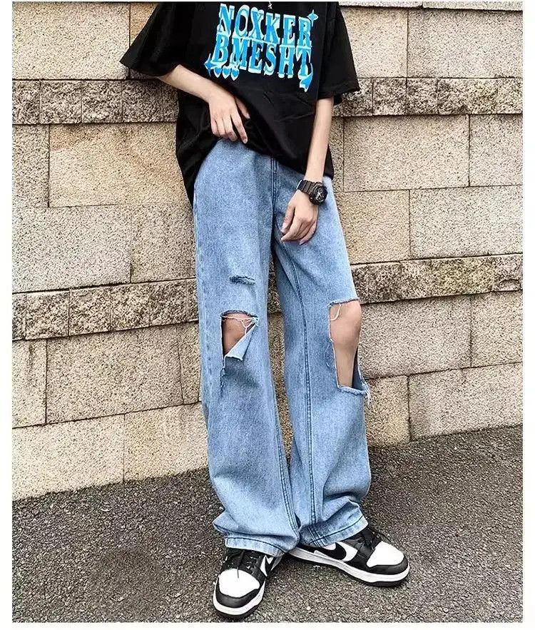 Japanese Brand Straight and loose fitting vintage casual jeans Size US 32 / EU 48 - 3 Thumbnail