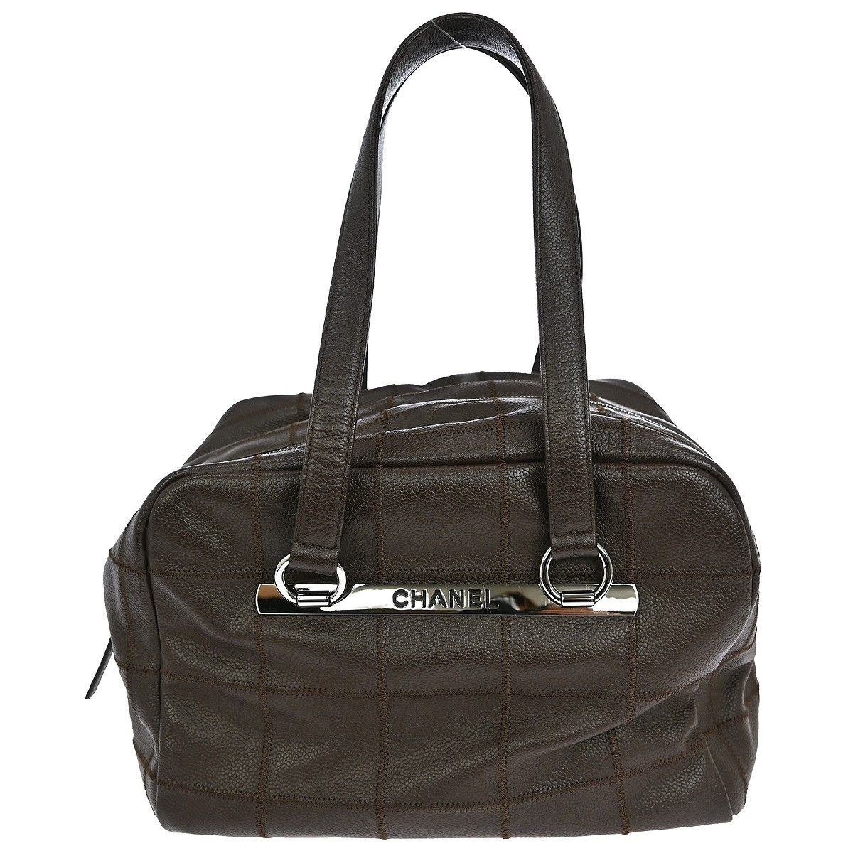 Chanel Chanel Square Stitch Shoulder Bag Quilted Caviar Size ONE SIZE - 1 Thumbnail