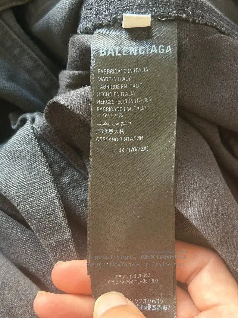 Balenciaga Balenciaga 24FW Distressed Cargo Pants. Size US 28 / EU 44 - 4 Thumbnail
