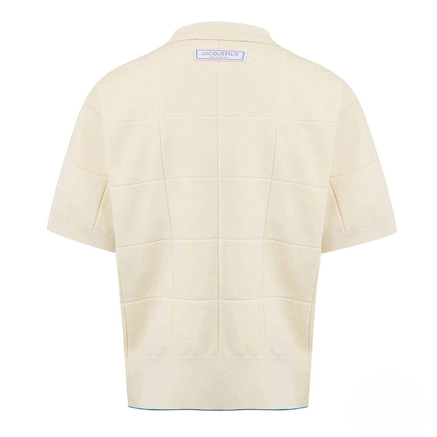 Jacquemus o1g2r1mq0426 Short-Sleeve Polo Shirt in Beige Size US S / EU 44-46 / 1 - 6 Thumbnail