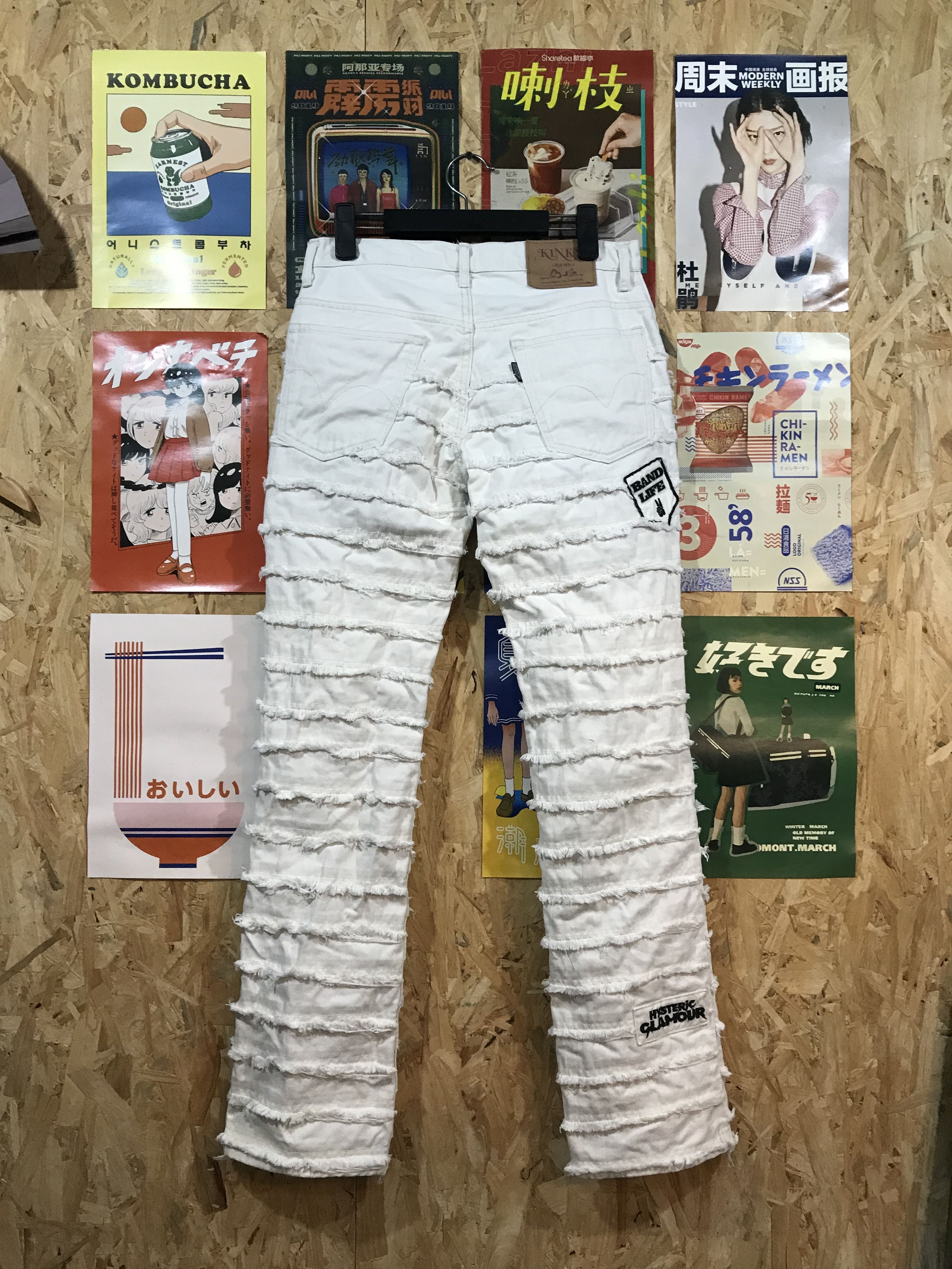 Hysteric Glamour Hysteric Glamour Kinky White With Patches Pants Size US 30 / EU 46 - 8 Thumbnail