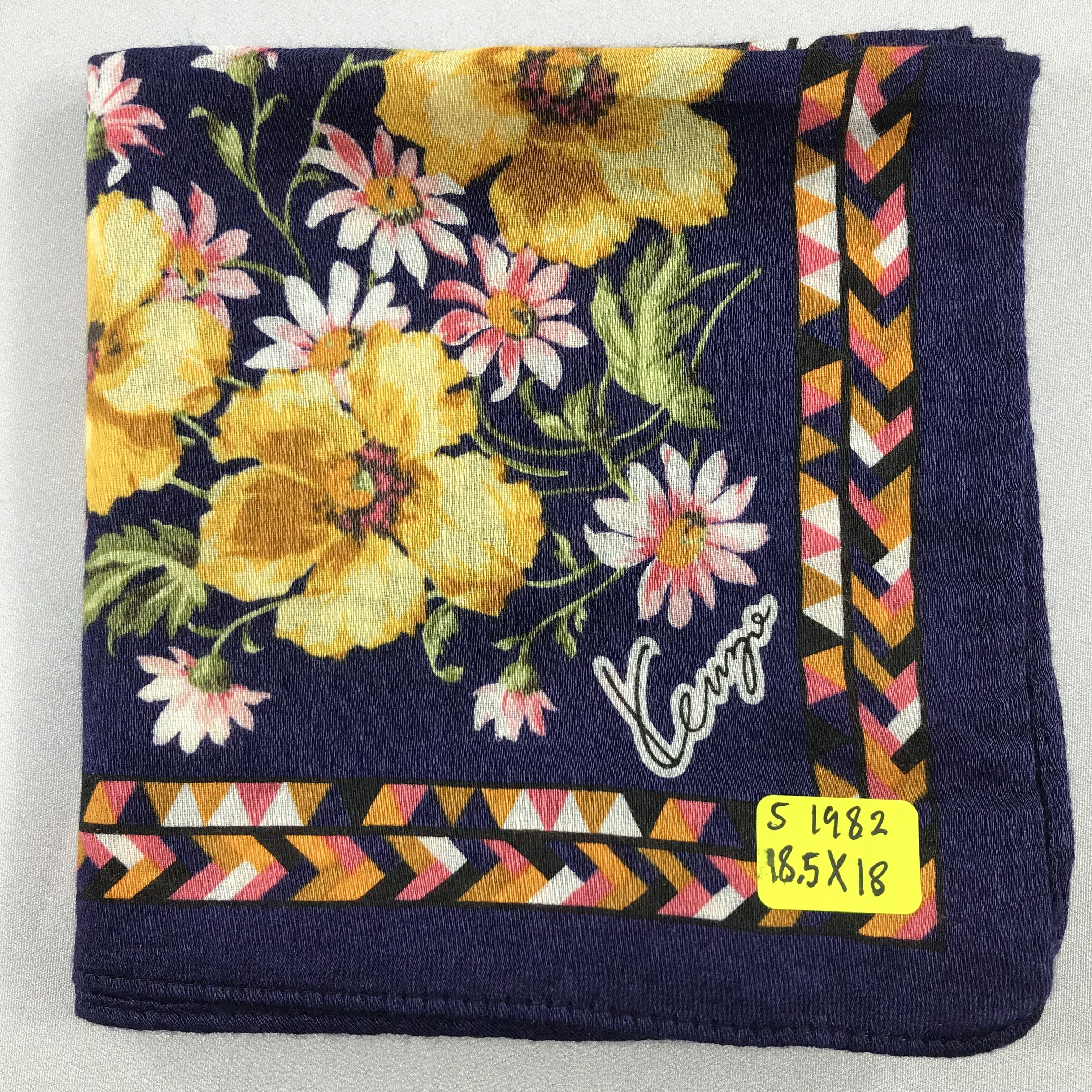 Kenzo × Vintage Kenzo Bandana / Handkerchief / Neckerchief - S1982 Size ONE SIZE - 5 Thumbnail
