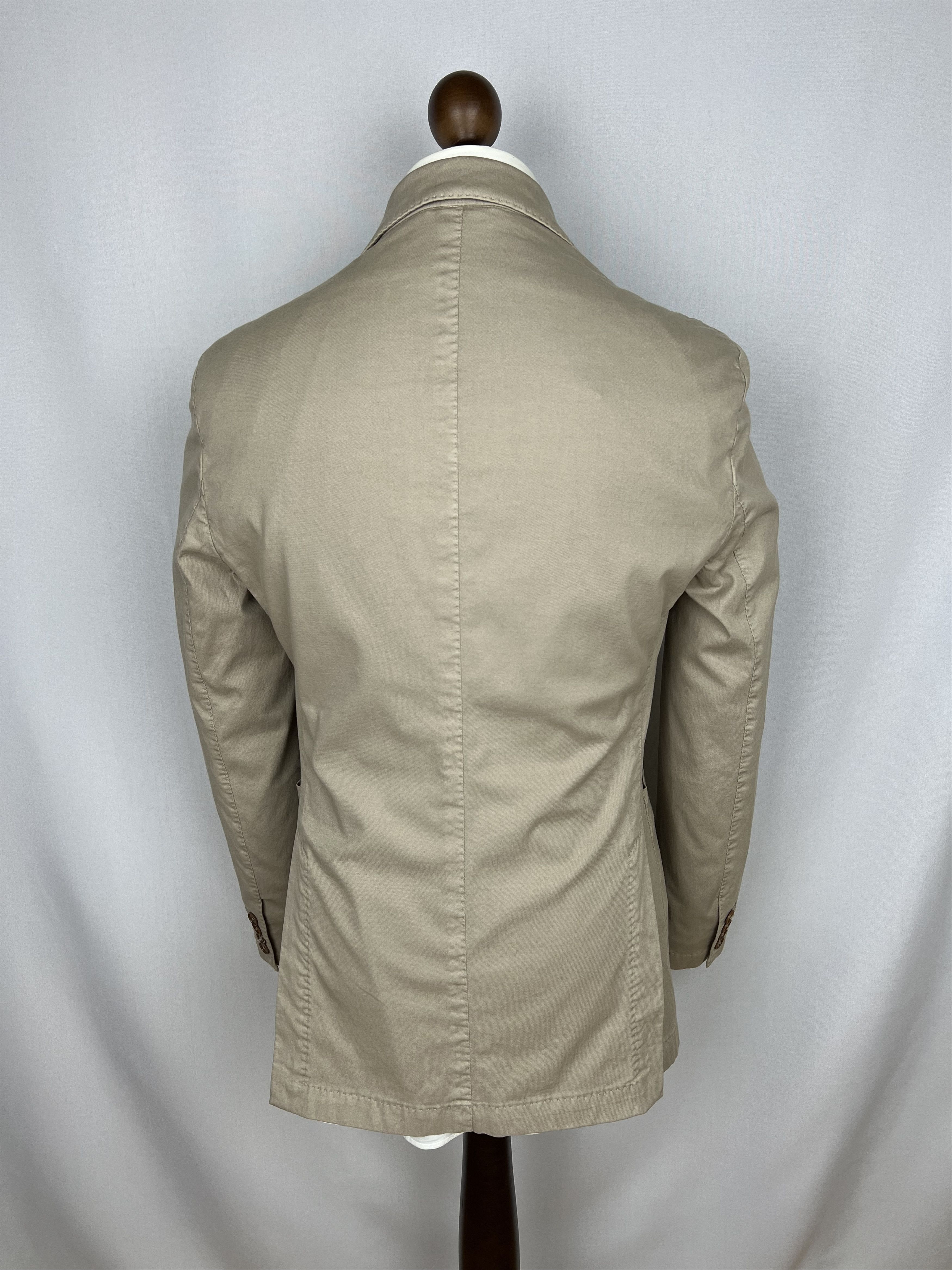 Hackett London Solid Stretch Cotton Unlined Casual Sport Coat Size 36R - 3 Thumbnail