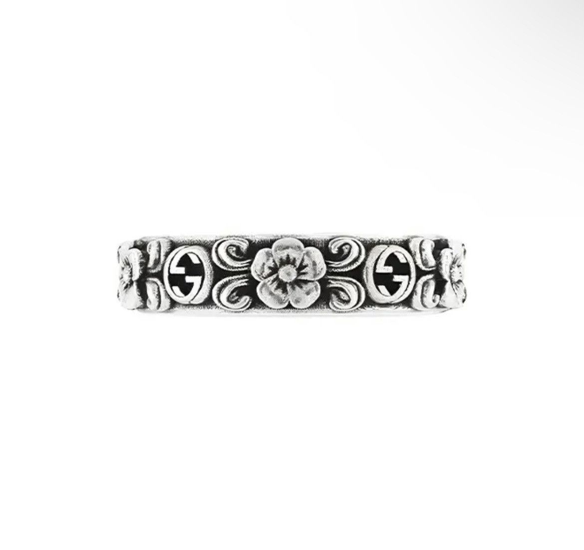 Gucci Gucci Interlocking G Flower Ring Ag925 Size ONE SIZE - 2 Thumbnail