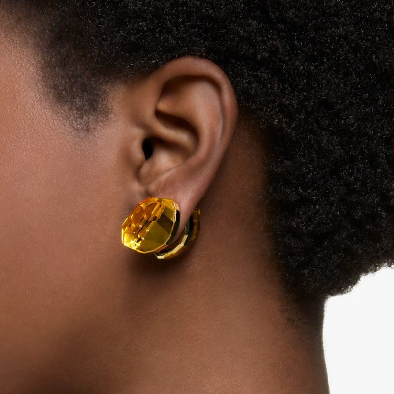 Swarovski Swarovski Lucent stud earrings Yellow, Gold-tone plated Size ONE SIZE - 6 Thumbnail