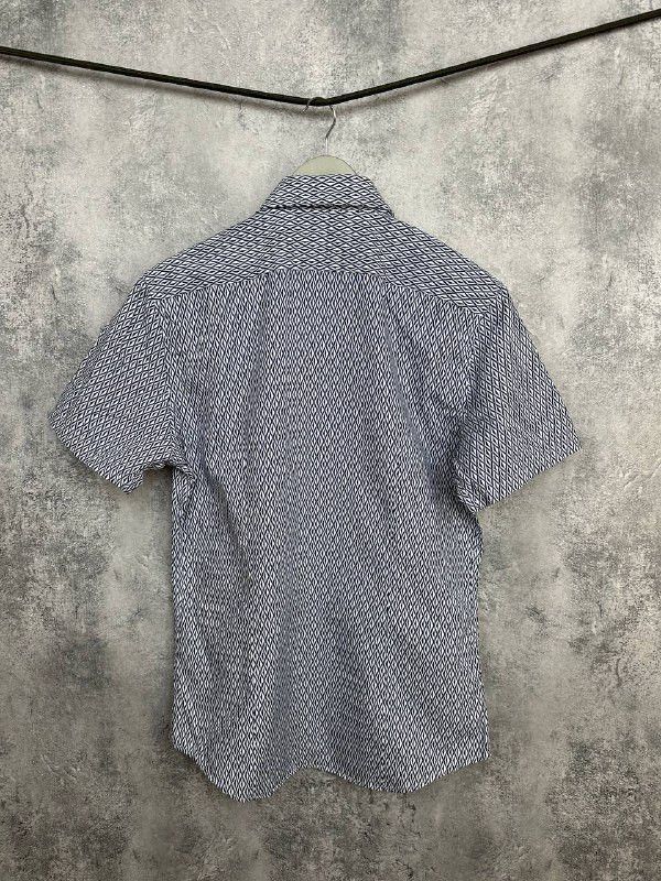 Reiss Reiss Capri Button Up Shirt Geometric Pattern SS Slim Fit Size US L / EU 52-54 / 3 - 2 Thumbnail
