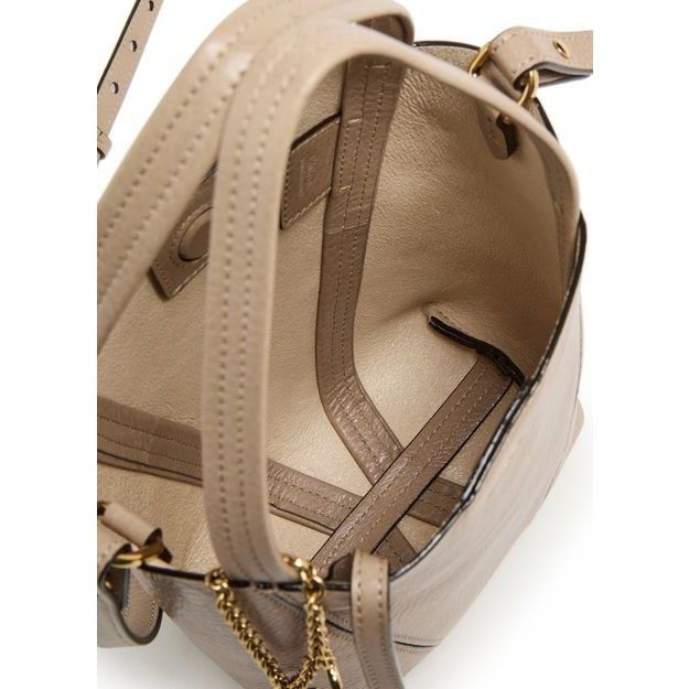 Chloe Chloe Small Spin Boyish Brown Grained Leather Tote Handbag N Size ONE SIZE - 4 Thumbnail