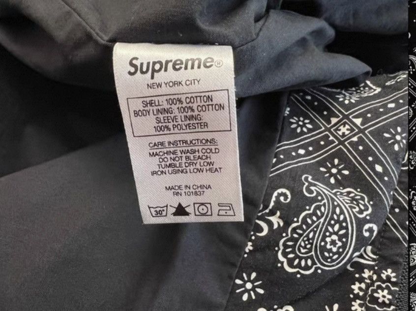Supreme Supreme ss18 bandana paisley track Jacket Size US M / EU 48-50 / 2 - 5 Thumbnail