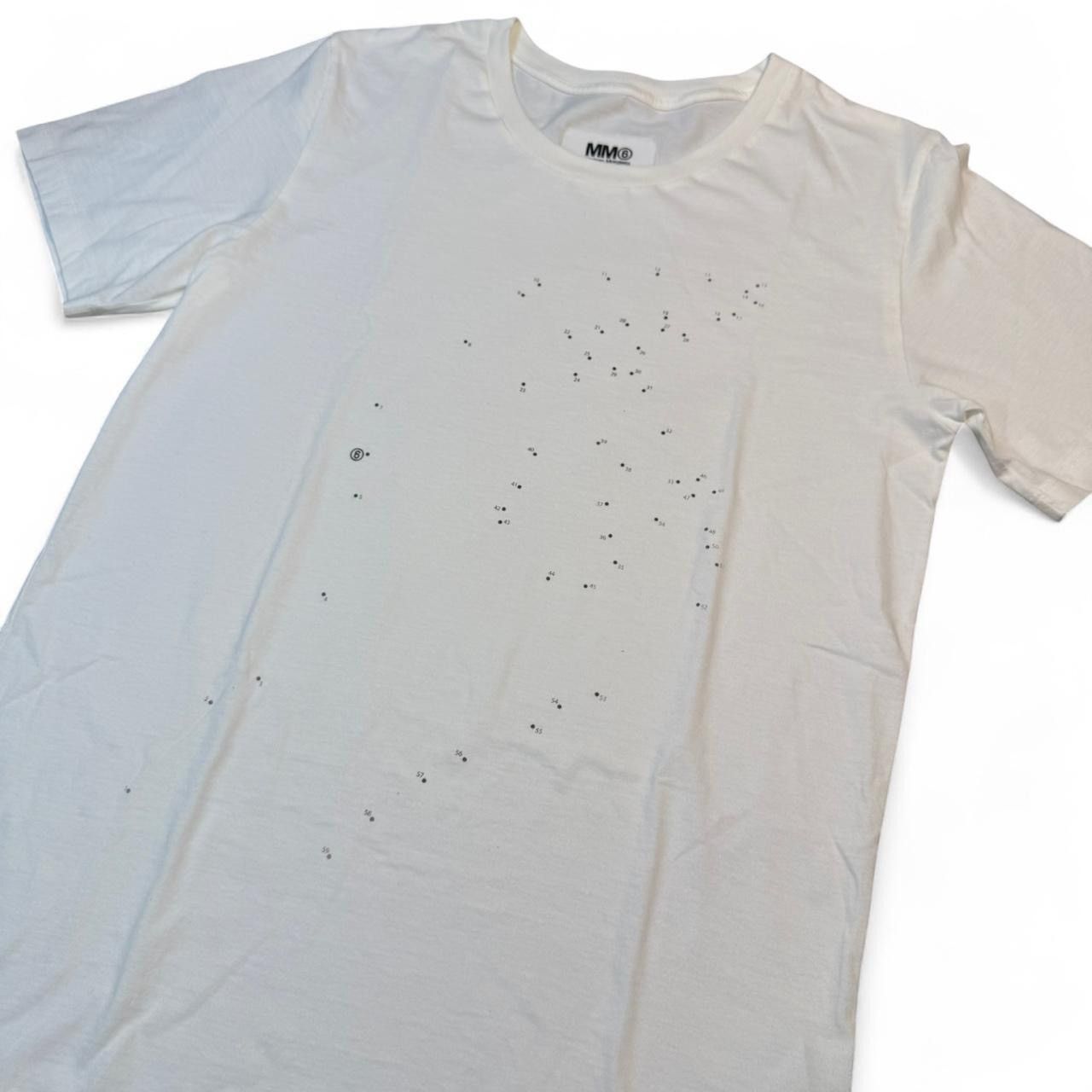 Maison Margiela Maison Margiela MM6 Connect The Dots T-Shirt y2k White Tee Size US M / EU 48-50 / 2 - 3 Thumbnail