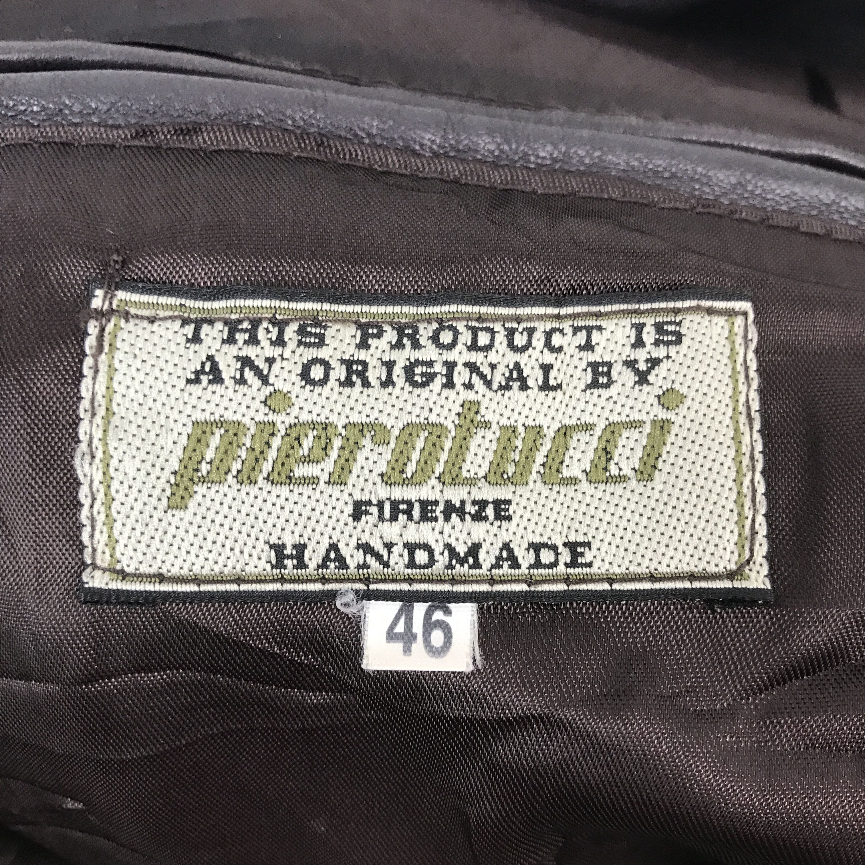 Leather Vintage Pierotucci Leather Jacket Size US L / EU 52-54 / 3 - 13 Thumbnail