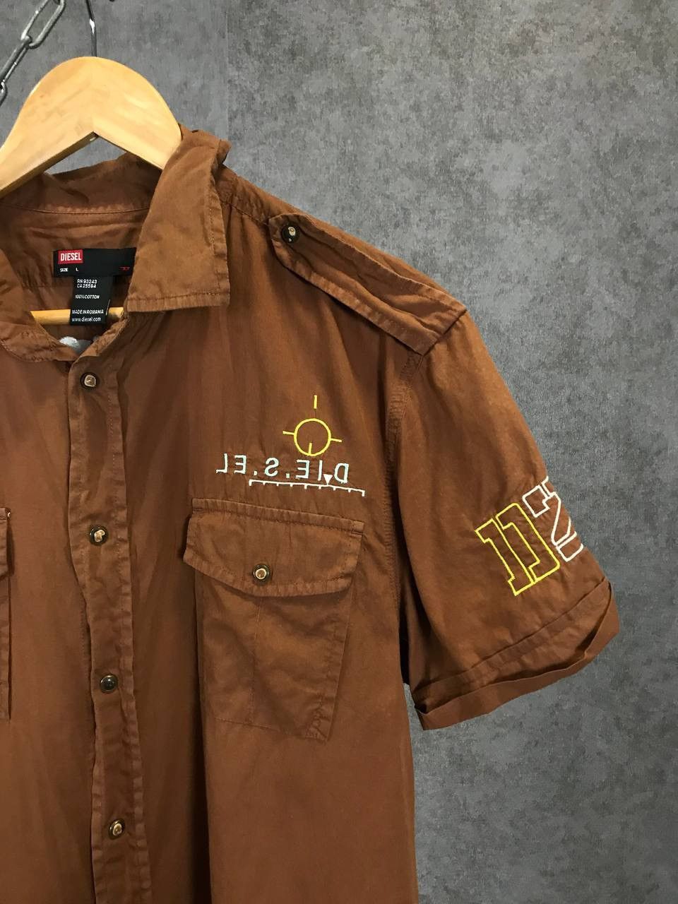 Diesel × Vintage Diesel Lost Paradise art designer vintage shirt Size US L / EU 52-54 / 3 - 3 Thumbnail