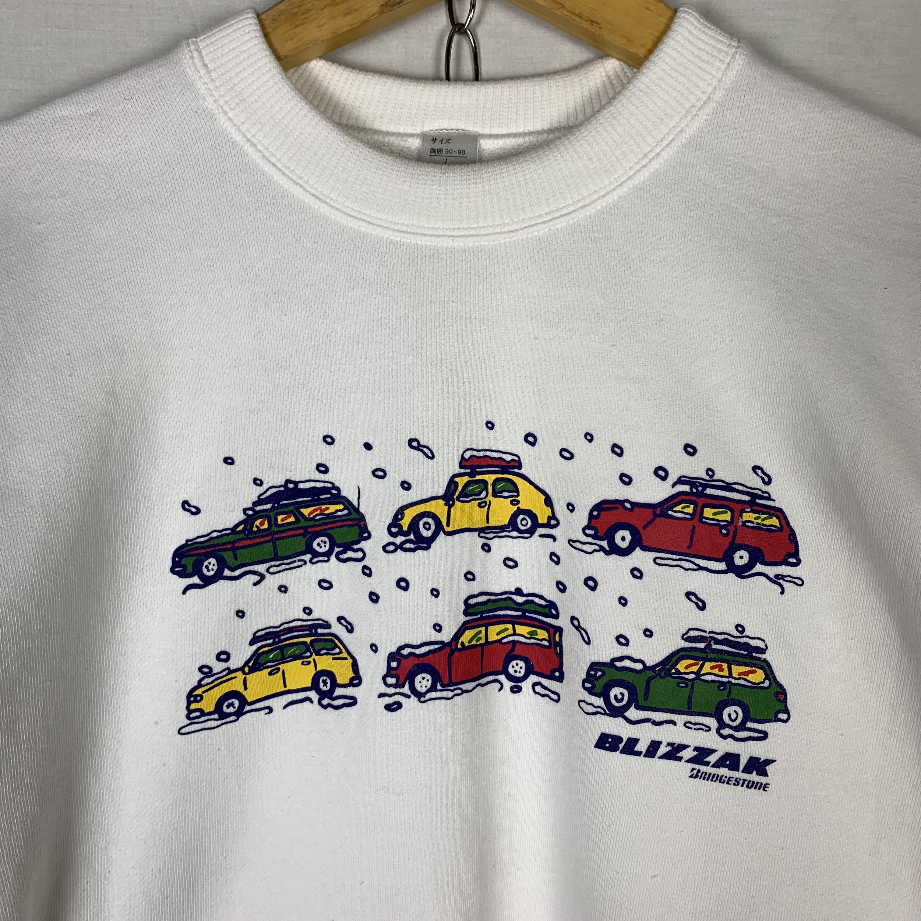 Japanese Brand Vintage Blizzak Bridgestone Sweatshirt Crewneck Size US M / EU 48-50 / 2 - 2 Thumbnail