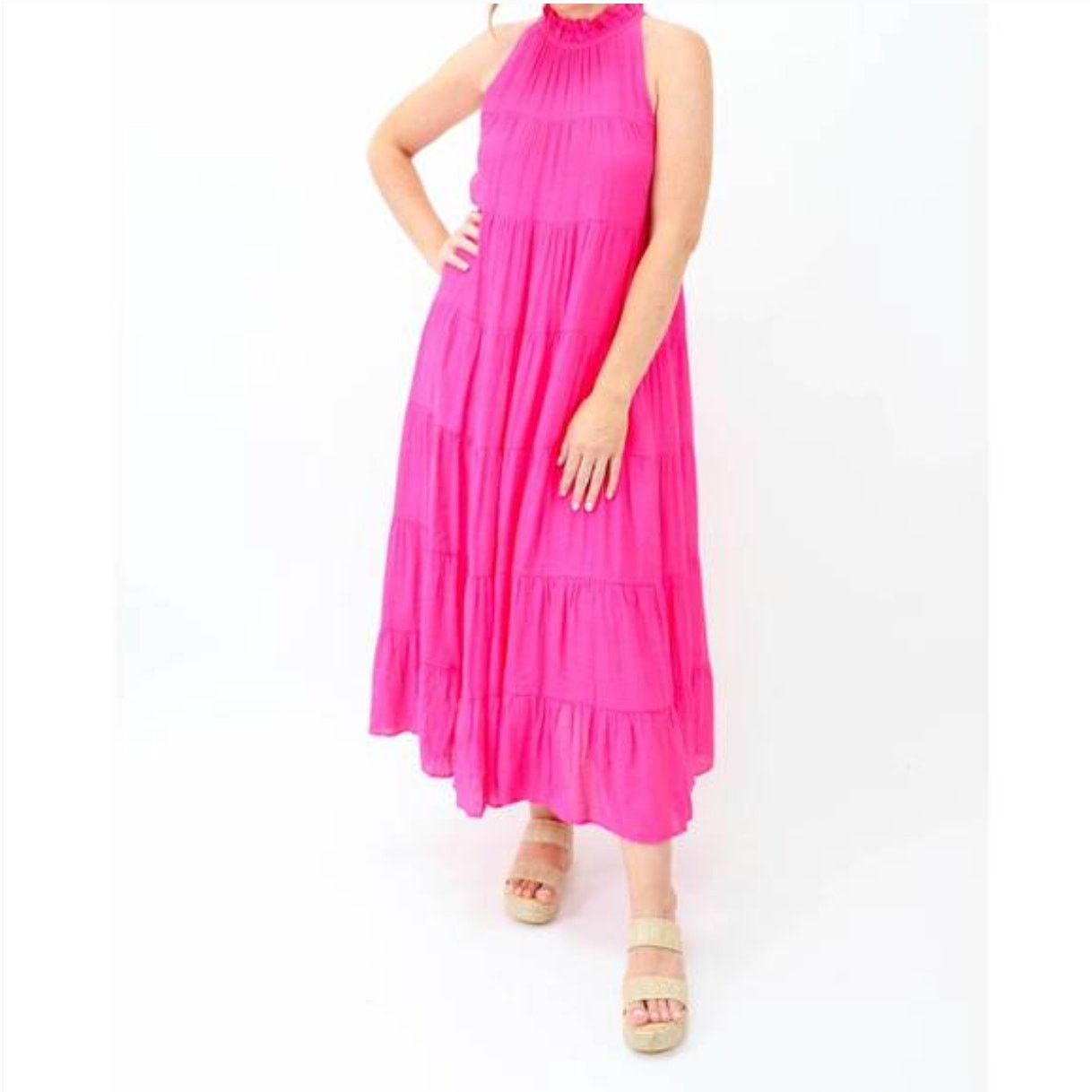 Etro ENTRO cheer up maxi dress in pink women's Size Small Size S / US 4 / IT 40 - 4 Thumbnail