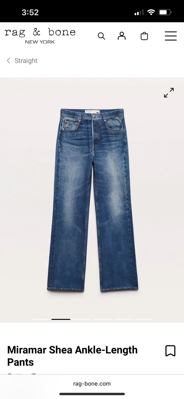 Rag & Bone Rag and bone miramar shea ankle length pants Size 28" / US 6 / IT 42 - 1 Thumbnail