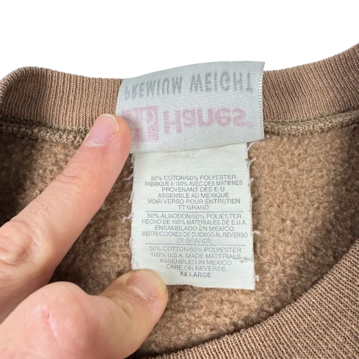 Hanes Vintage Hanes Premium Weight Sweatshirt Heavyweight Blank Size US XXL / EU 58 / 5 - 5 Thumbnail