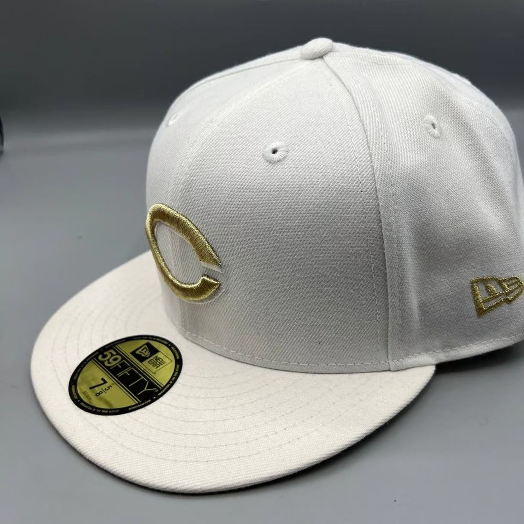 New Era Cincinnati Reds Hat Men 7 5/8 59Fifty New Era Fitted Cap New Size ONE SIZE - 2 Thumbnail