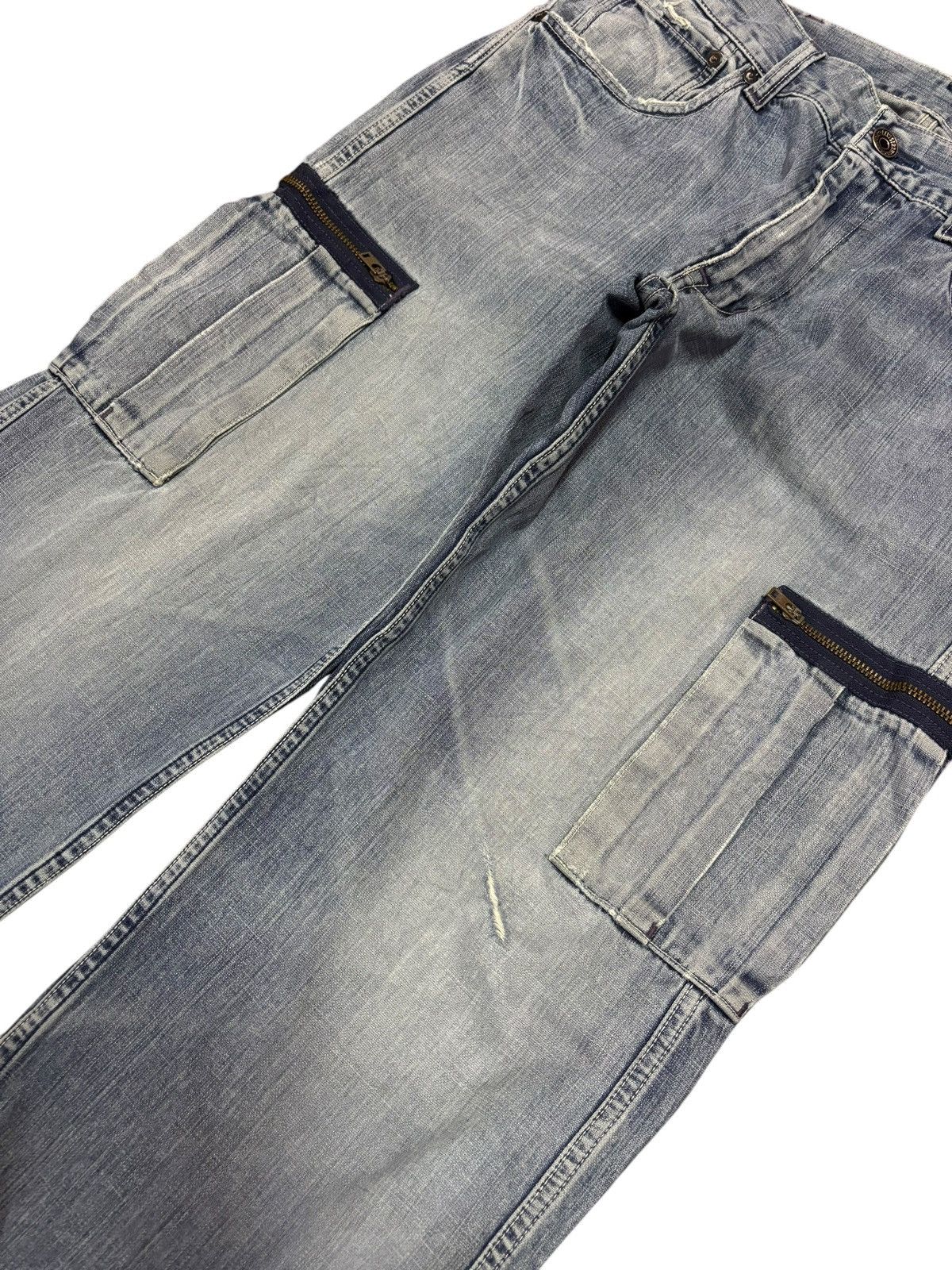 Japanese Brand × Levi's × Levi's Vintage Clothing Y2k Vintage Levi’s 503 Cargo Tactical Baggy Jeans Size US 34 / EU 50 - 3 Thumbnail
