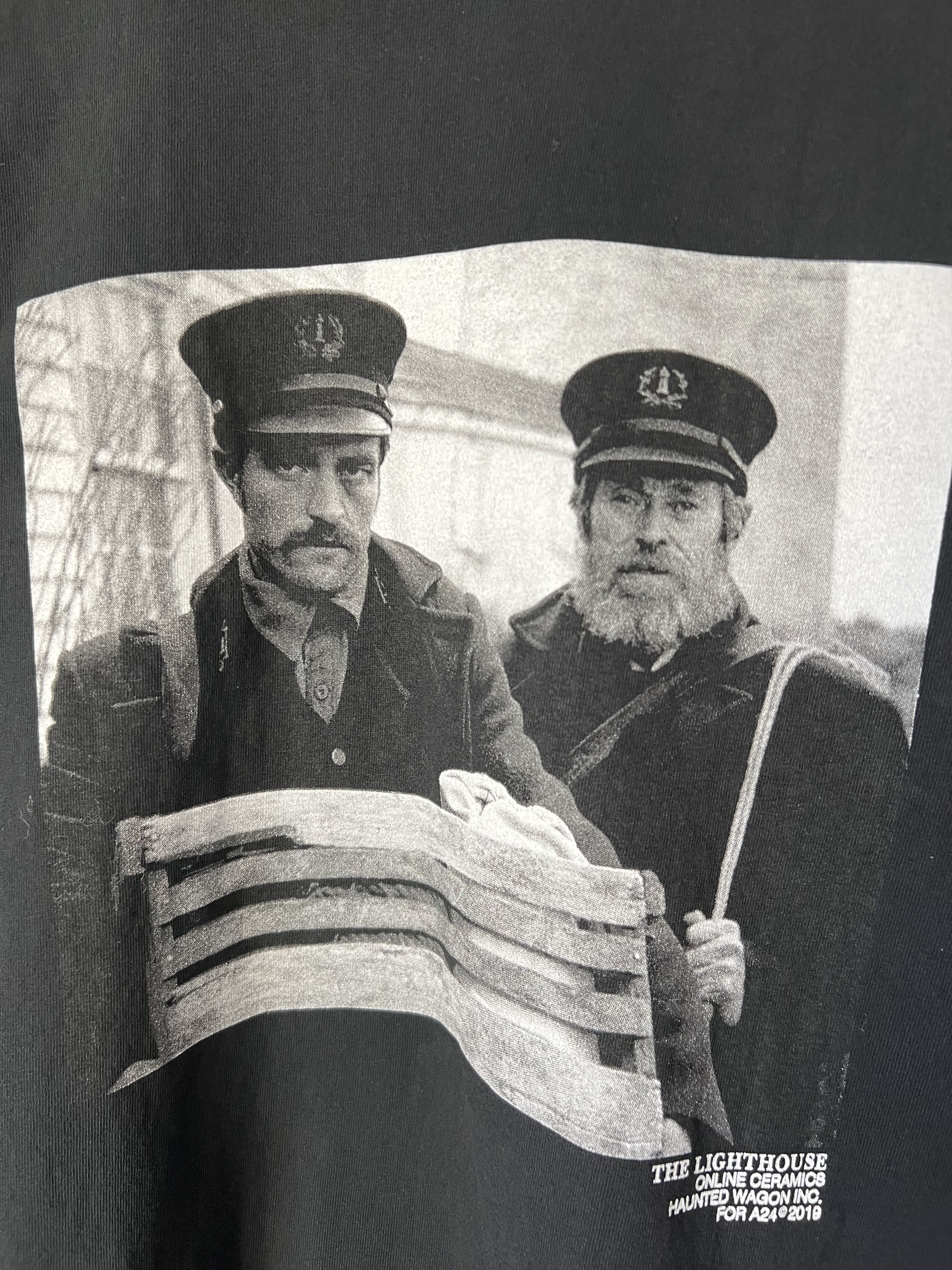 A24 × Online Ceramics Online Ceramics A24 The Lighthouse Tee in Black Size US M / EU 48-50 / 2 - 2 Thumbnail