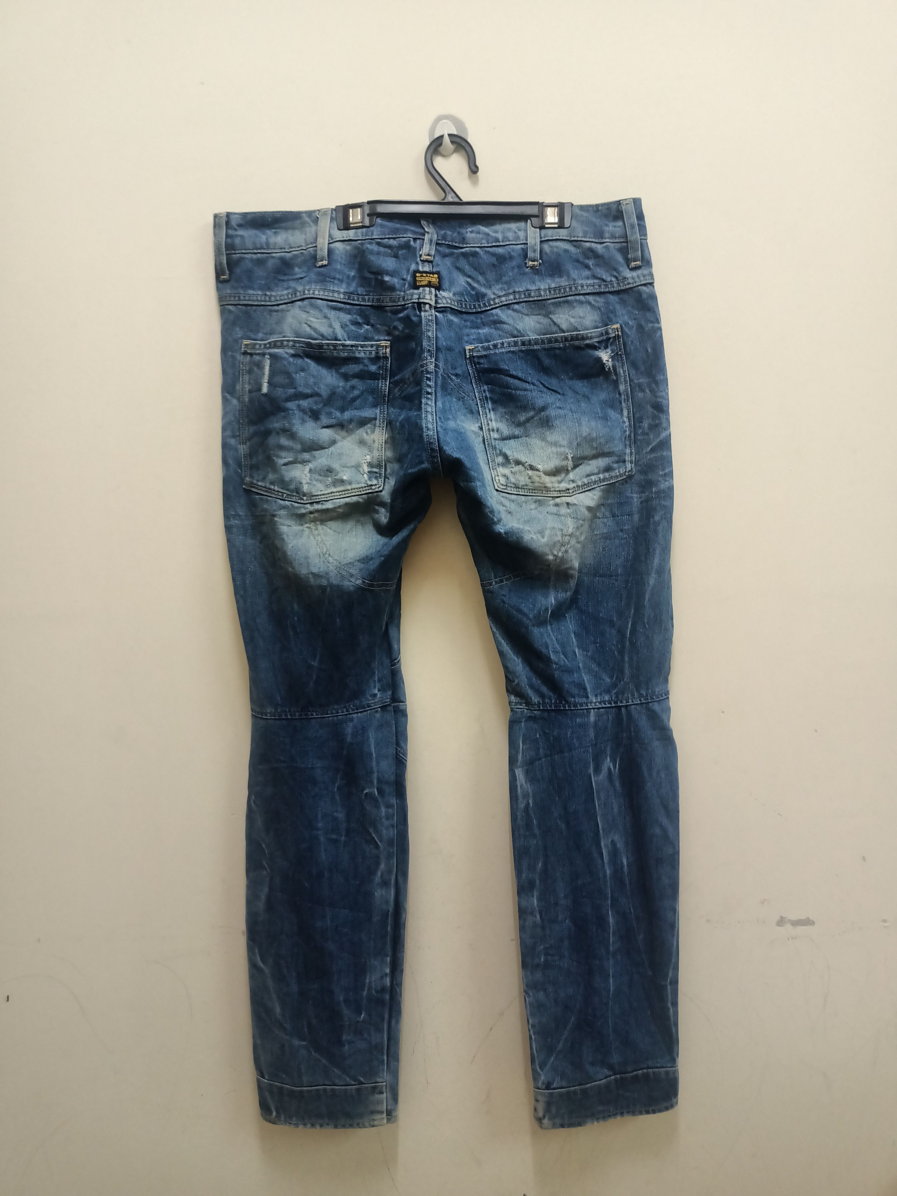 G-Star G-Star Raw Distress Rider Jeans Size US 36 / EU 52 - 9 Thumbnail