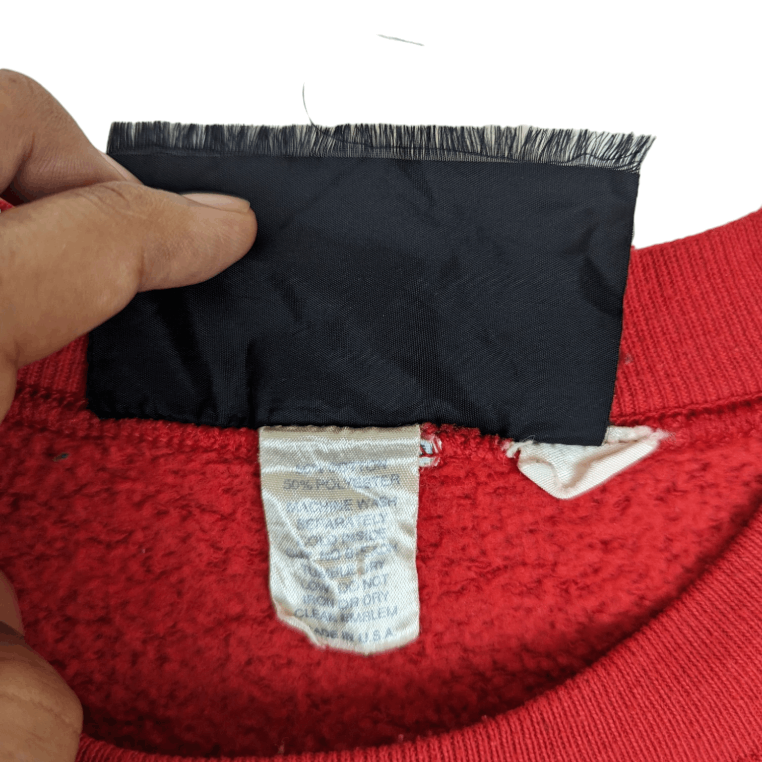 Russell Athletic Vintage 90's MBC Russell Merry Christmas Love Jumper Size US L / EU 52-54 / 3 - 14 Thumbnail