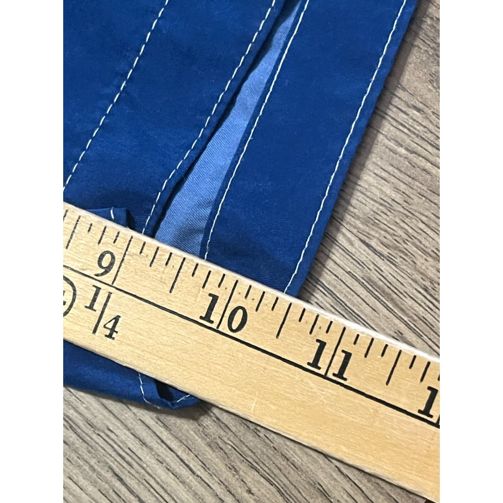 Vintage St. John's Bay Shorts Men's Medium Blue Swim Trunks Tie Waist, Bottom, Regular, Solid, M, Blue, Modern, Swim Bottom Style Trunks, St. John's Bay, Mens Size US 31 - 7 Thumbnail