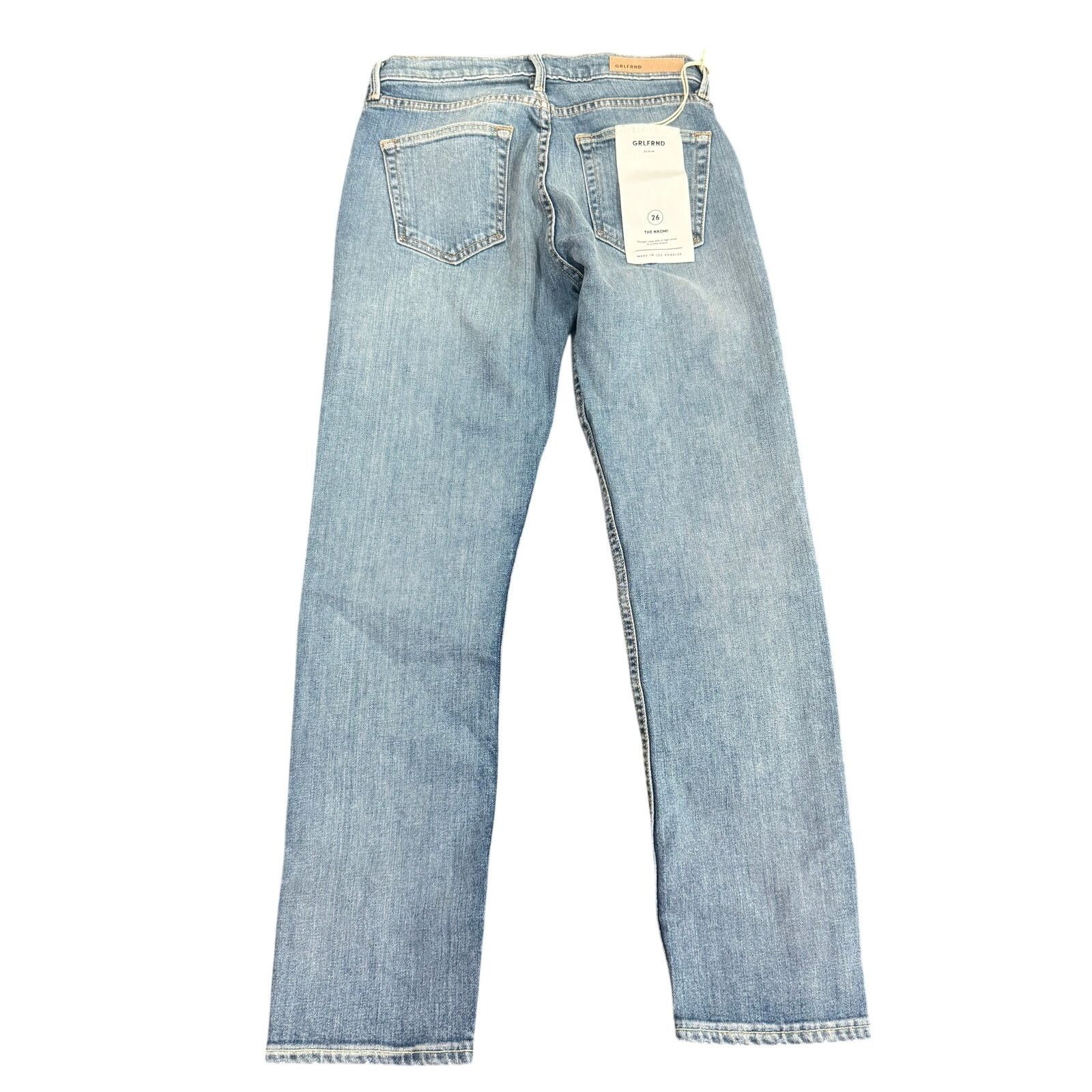 GRLFRND GRLFRND Naomi High-Rise Stretch Jean I Will Survive, Size 26 Size 26" / US 2 / IT 38 - 5 Thumbnail