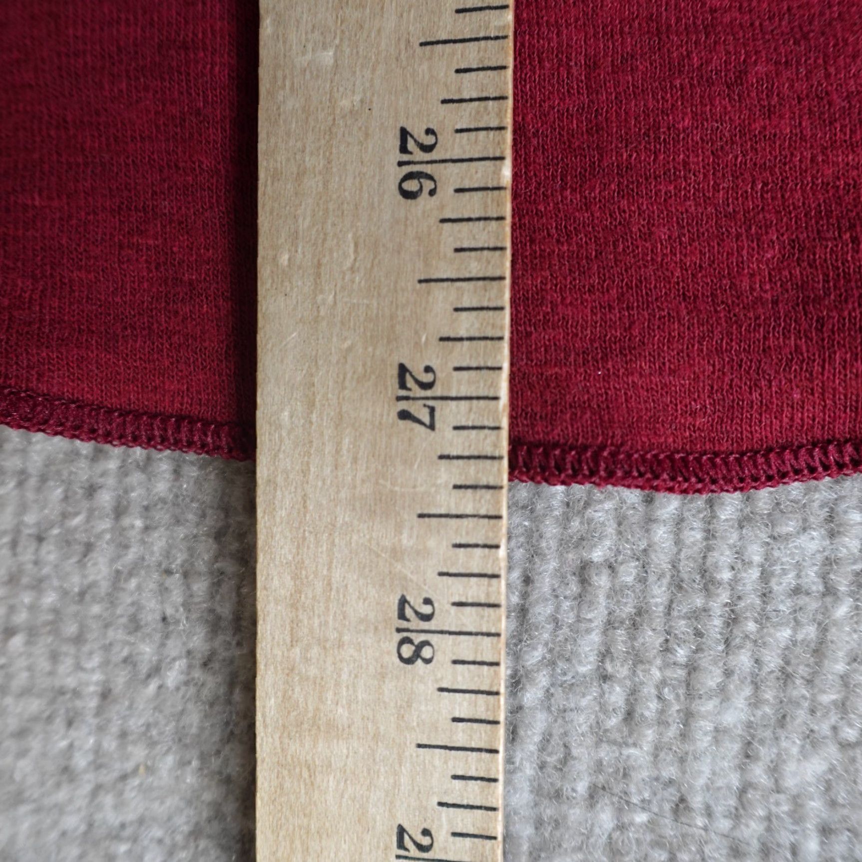 Vintage LL Bean Mens Shirt Large Red Henley River Guide Wool Blend Size US L / EU 52-54 / 3 - 5 Thumbnail