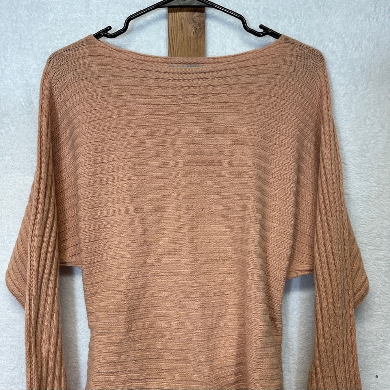 Vince Vince Wool Cashmere Blend Blush Pink Long Sleeve Sweater Size S / US 4 / IT 40 - 3 Thumbnail