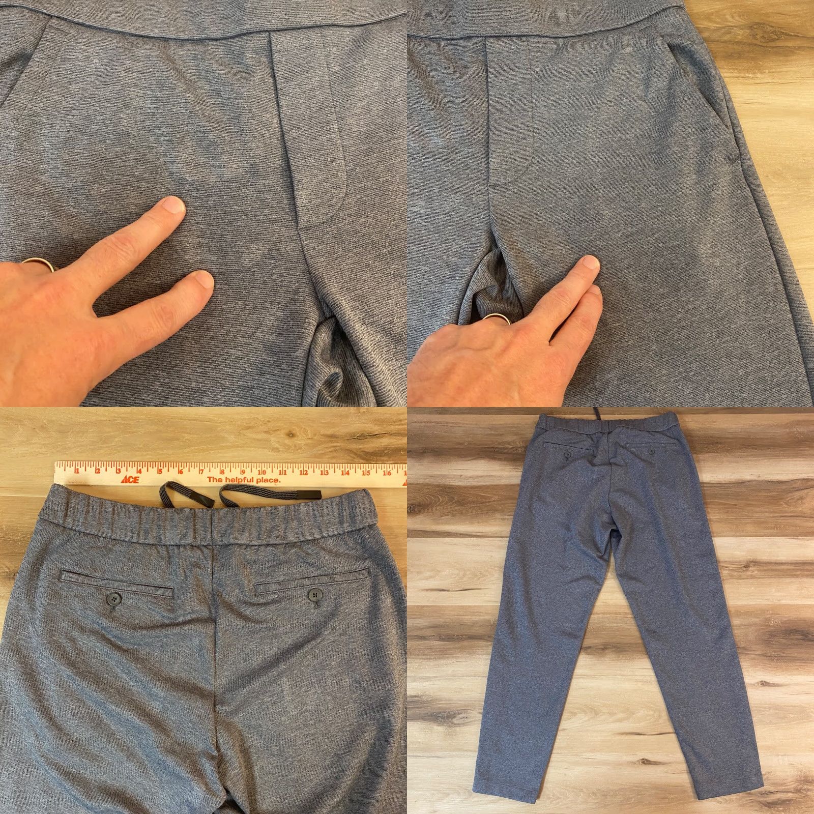 Bonobos Bonobos Pants Mens Small Stretch Drawstring Gray Lounge Pockets Elastic Waist Size US 29 - 8 Thumbnail