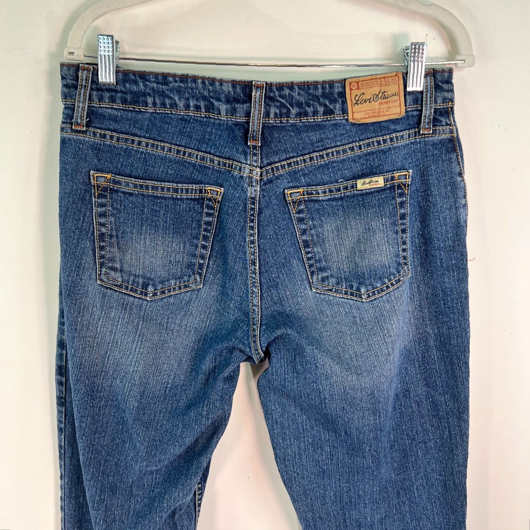 Levi's Levi's Womens Jeans Mid Rise Bootcut Blue 12 Regular 32in Inseam 5-Pocket Denim Pants Straight Size 34" / US 12 / IT 48 - 4 Thumbnail