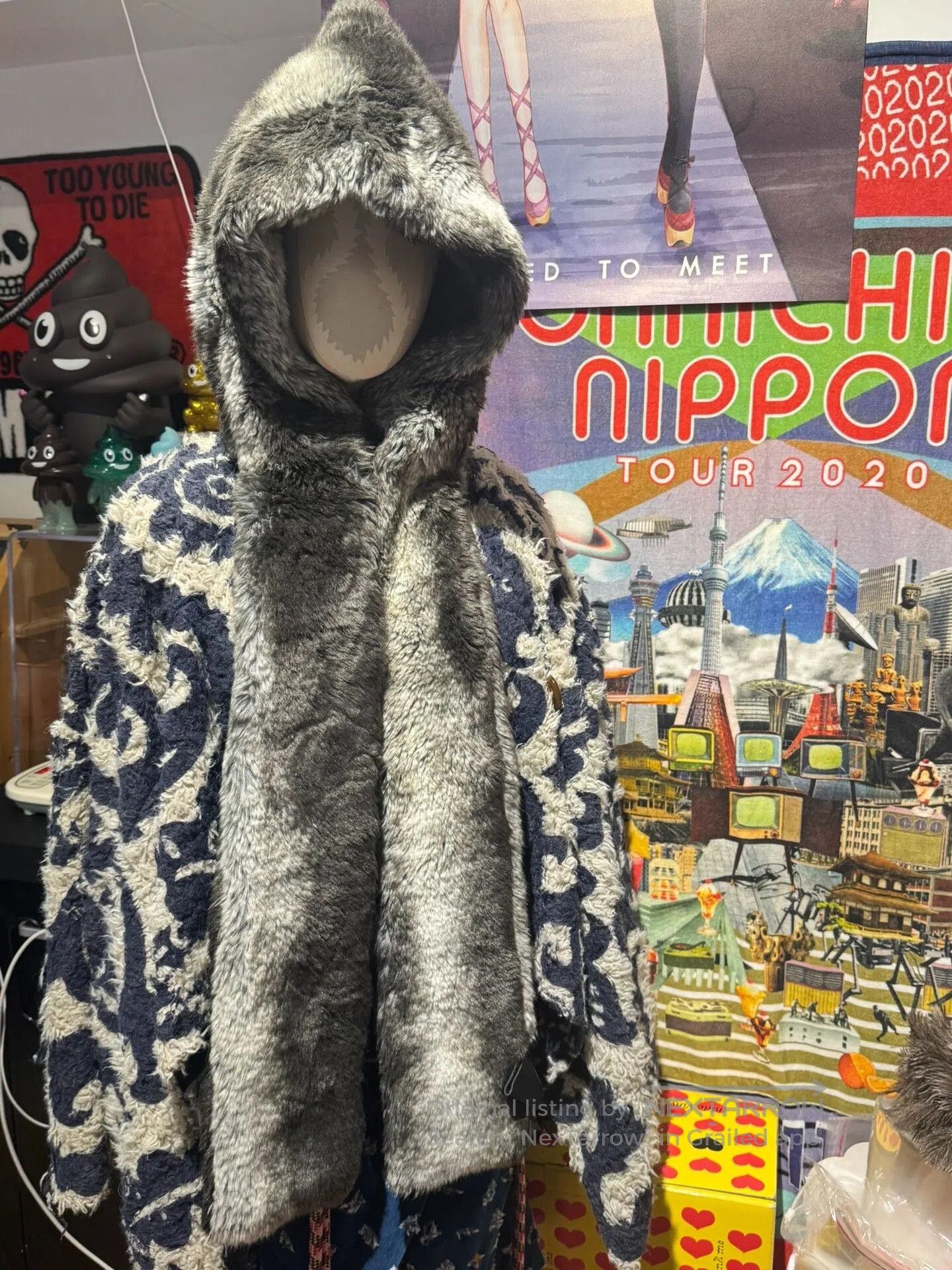 Vivienne Westwood Vivienne Westwood Faux Fur Hooded Scarf. Size S / US 4 / IT 40 - 1 Thumbnail