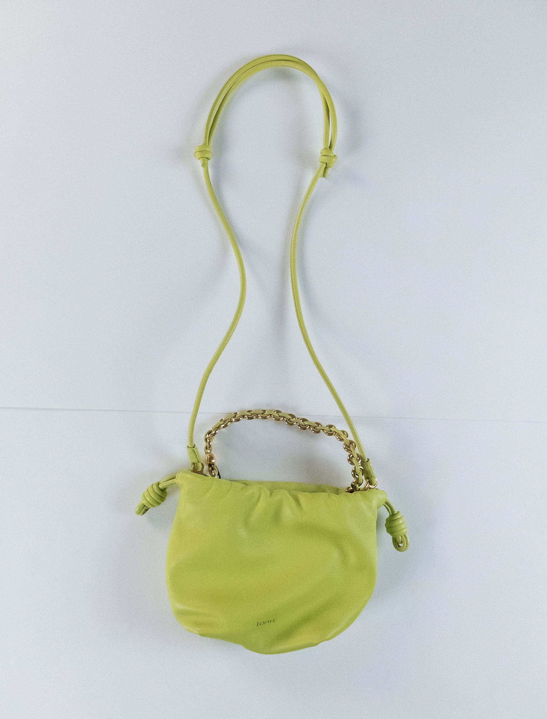 Loewe LOEWE Flamenco anise green mini leather purse bag Size ONE SIZE - 4 Thumbnail