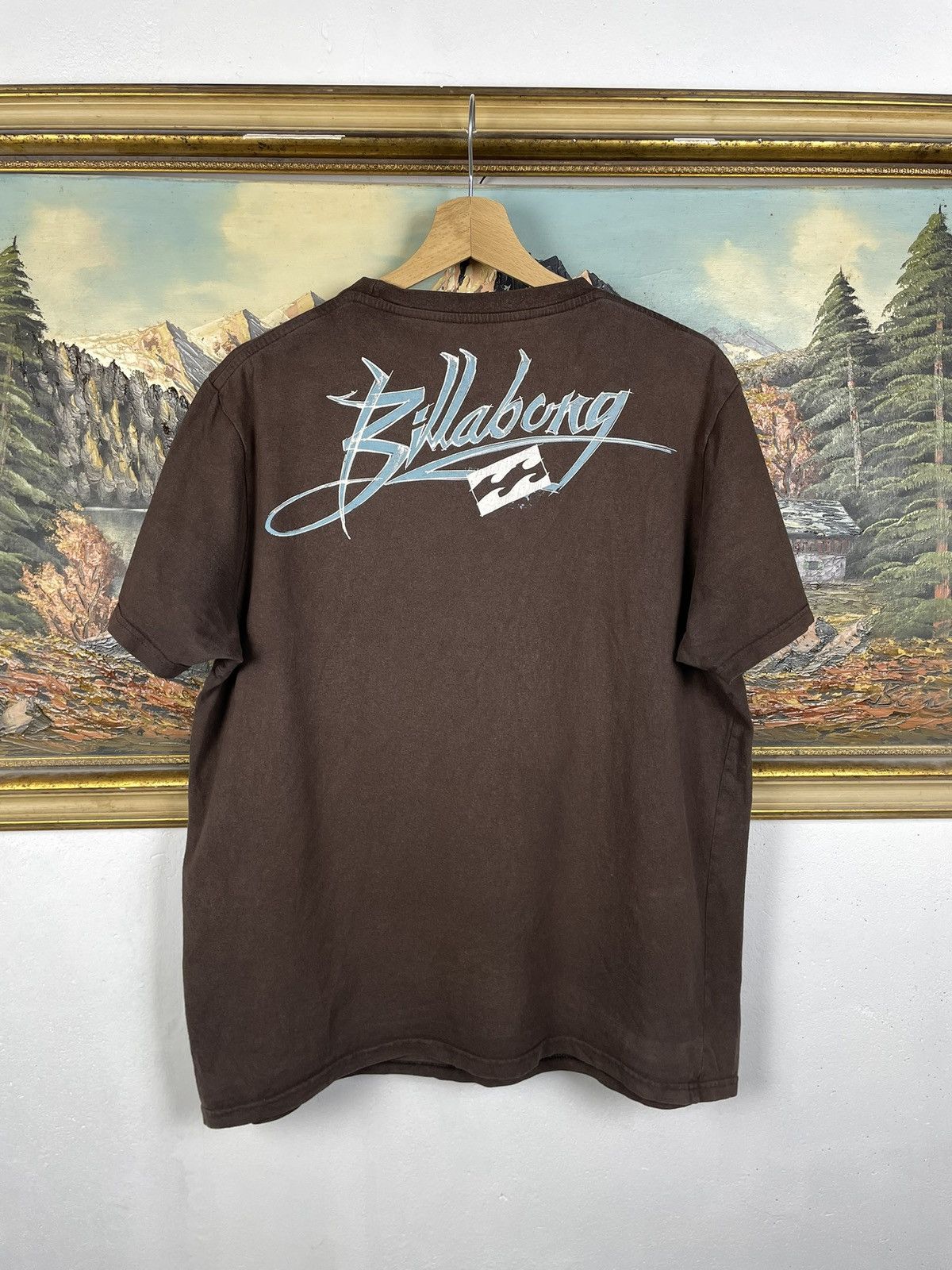 Billabong Billabong Vintage Y2k Surf Skate Brown Tee Size US M / EU 48-50 / 2 - 1 Thumbnail